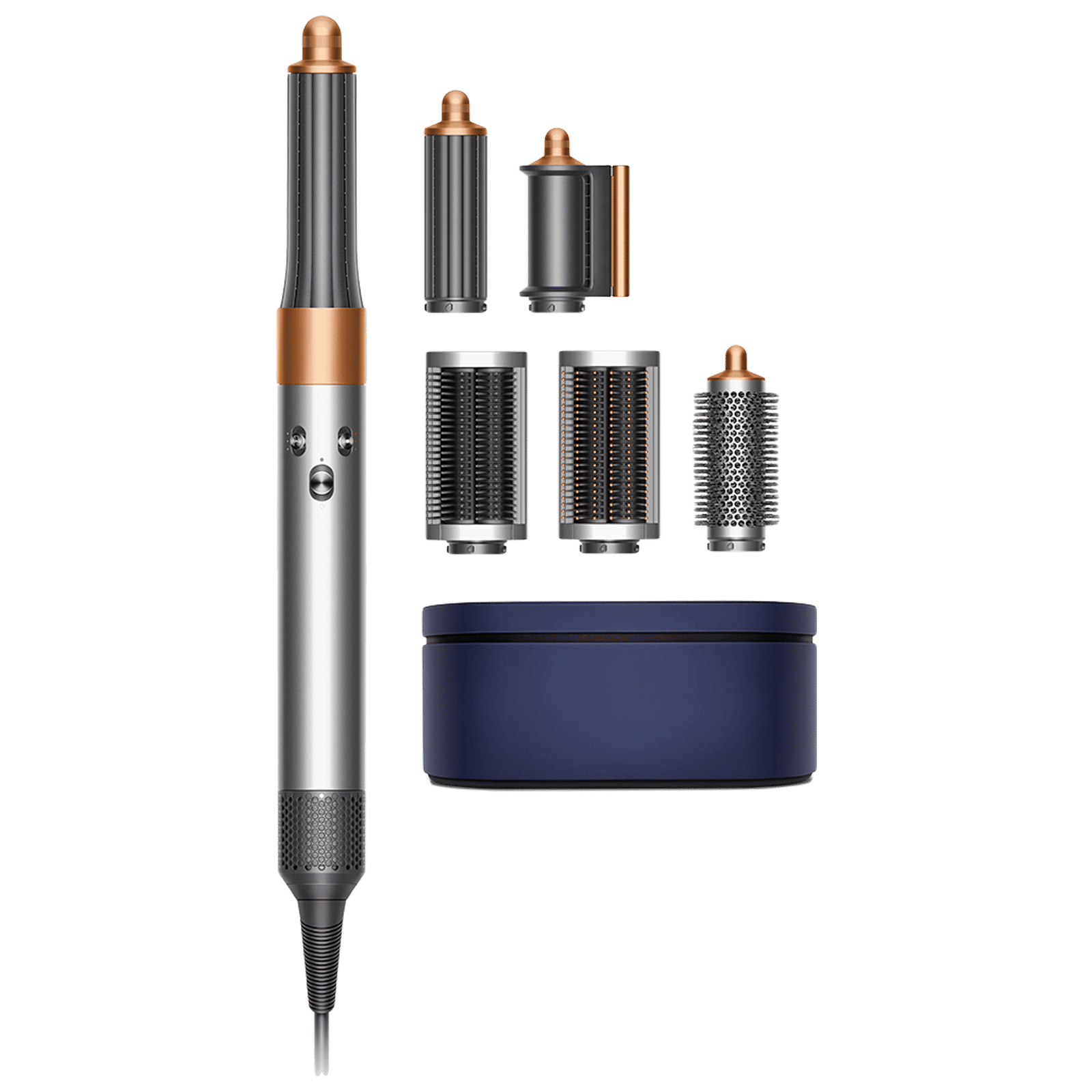 dyson Airwrap Hair Styler with Intelligent Heat Control Technology (Cold Shot, Bright Nickel & Rich Copper) dyson Airwrap Hair Styler with Intelligent Heat Control Technology (Cold Shot, Bright Nickel & Rich Copper)_1