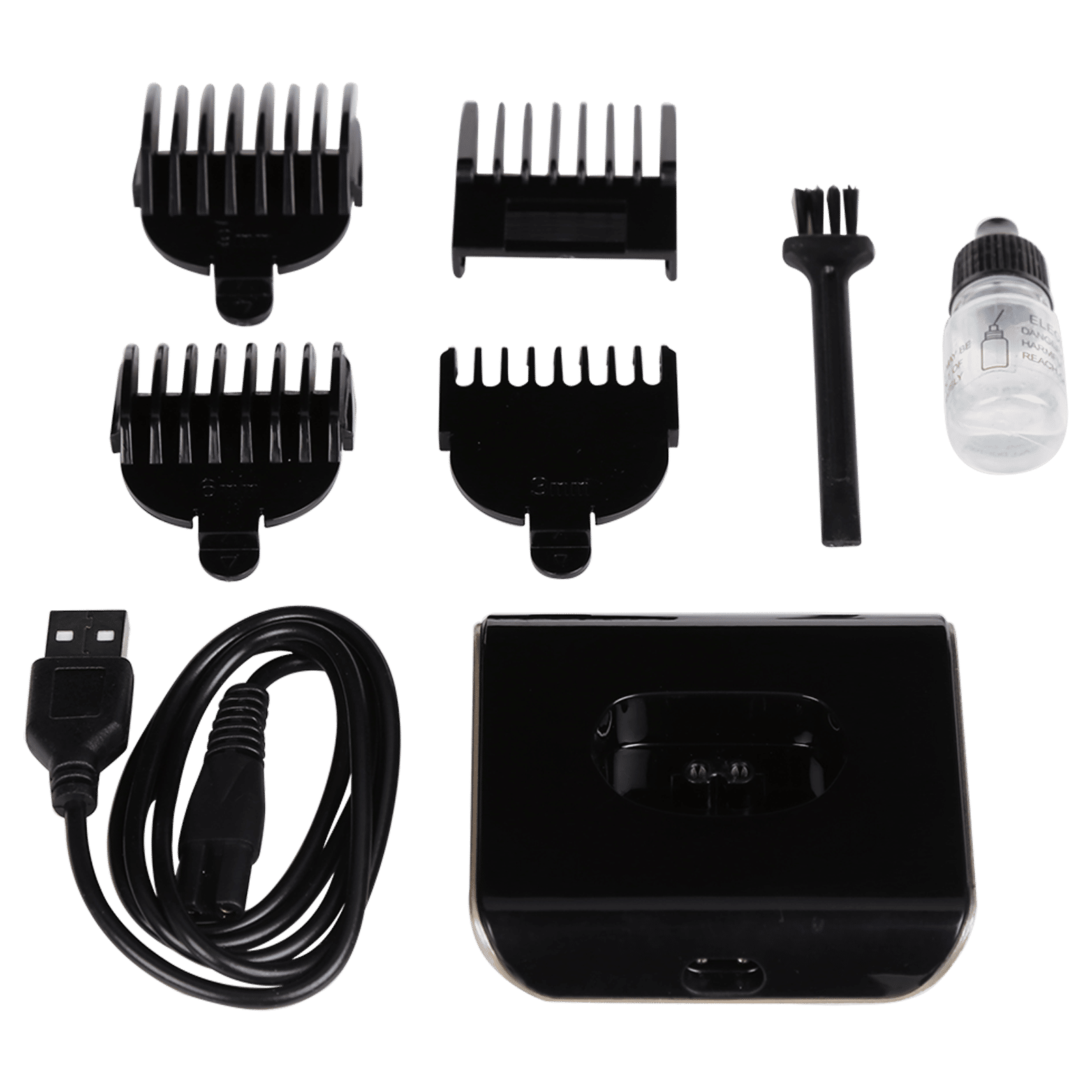 Croma 4 in 1 Rechargeable Cordless Wet and Dry Trimmer for Beard for Men (90mins Runtime, Self Sharpening Technology, Black) Croma 4 in 1 Rechargeable Cordless Wet and Dry Trimmer for Beard for Men (90mins Runtime, Self Sharpening Technology, Black)_3