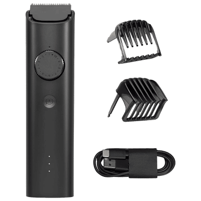 Xiaomi 2C Rechargeable Cordless Dry Trimmer for Beard & Moustache with 40 Length Settings for Men (90min Runtime, Quick & Versatile Charge, Black)