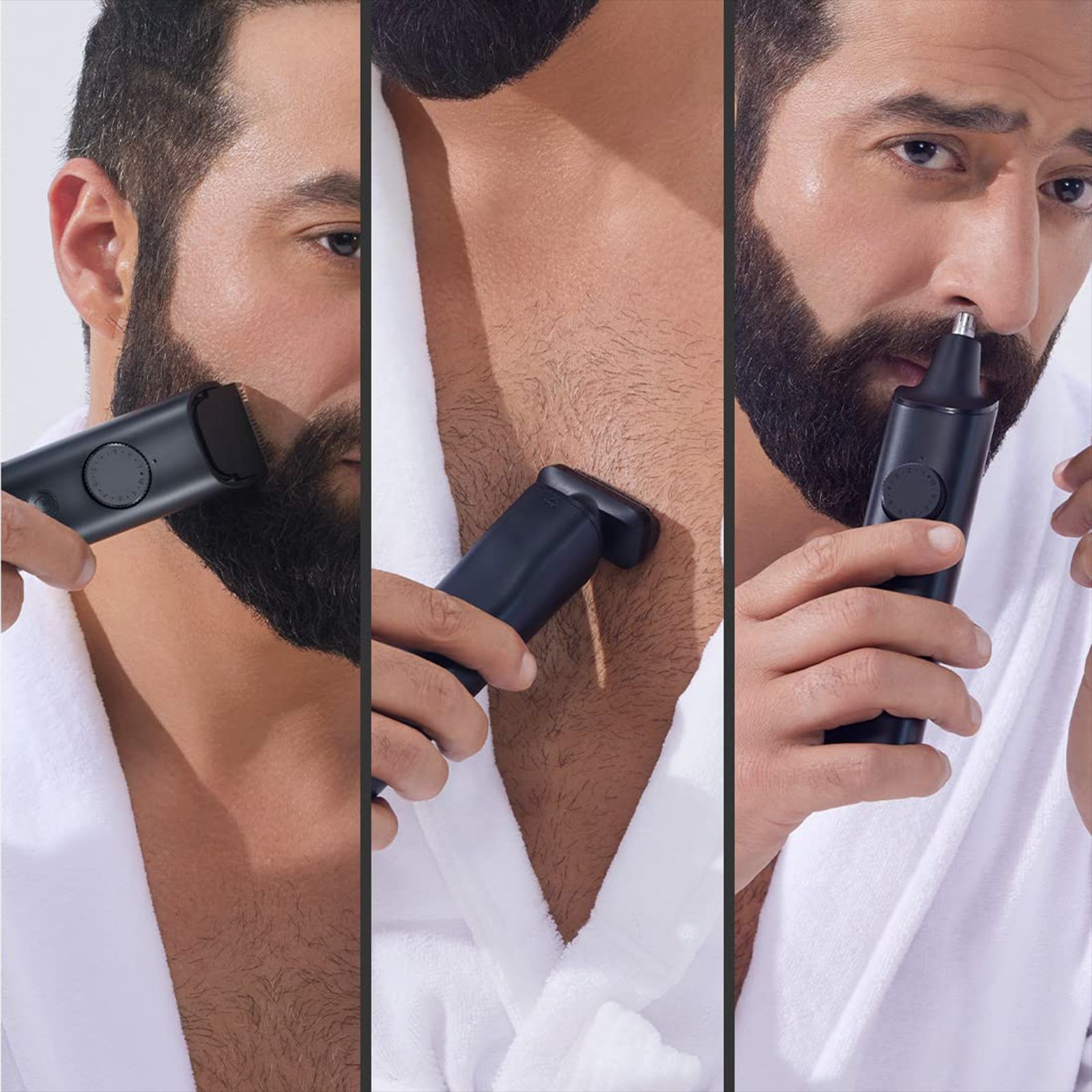 Xiaomi 6-in-1 Rechargeable Cordless Grooming Kit for Body, Nose, Beard & Moustache for Men (90min Runtime, LED Battery Indicator, Black) Xiaomi 6-in-1 Rechargeable Cordless Grooming Kit for Body, Nose, Beard & Moustache for Men (90min Runtime, LED Battery Indicator, Black)_8