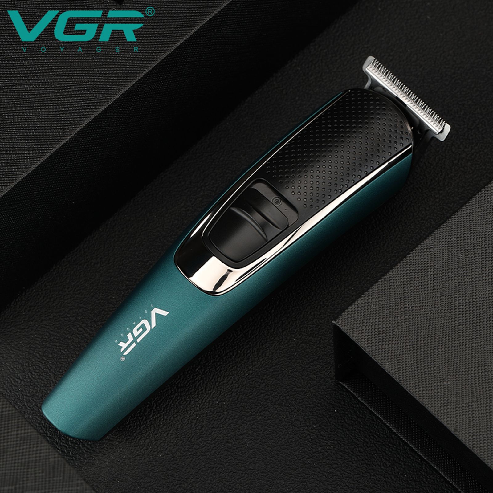 VGR V-176 Rechargeable Cordless Wet & Dry Trimmer for Hair Clipping, Beard, Moustache & Body Grooming with 4 Length Settings for Men (120min Runtime, Adjustable Lock Settings, Green)_5