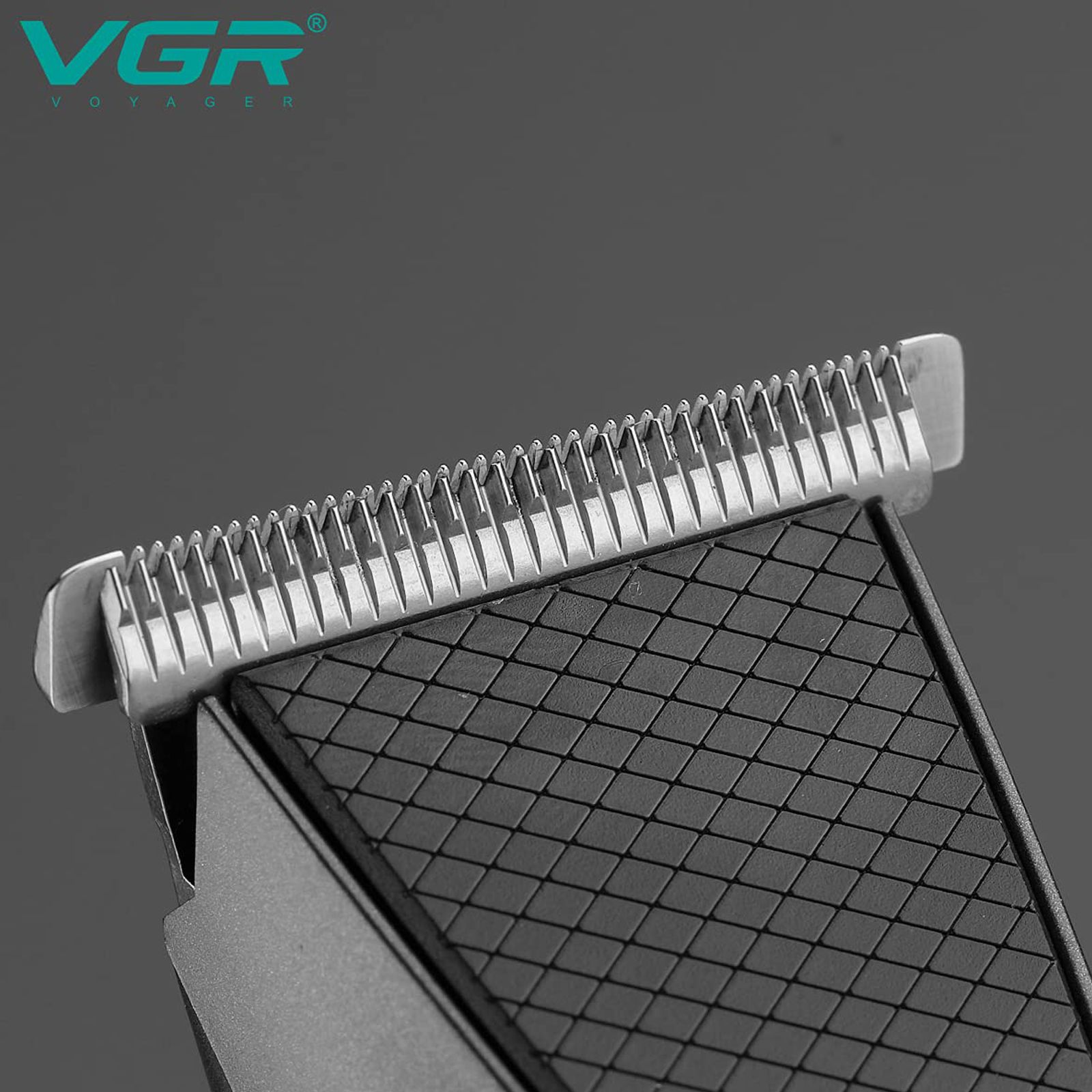 VGR V-925 Rechargeable Corded & Cordless Wet & Dry Trimmer for Hair Clipping, Beard, Moustache & Body Grooming with 3 Length Settings for Men (120min Runtime, Quick Charge, Black)_7