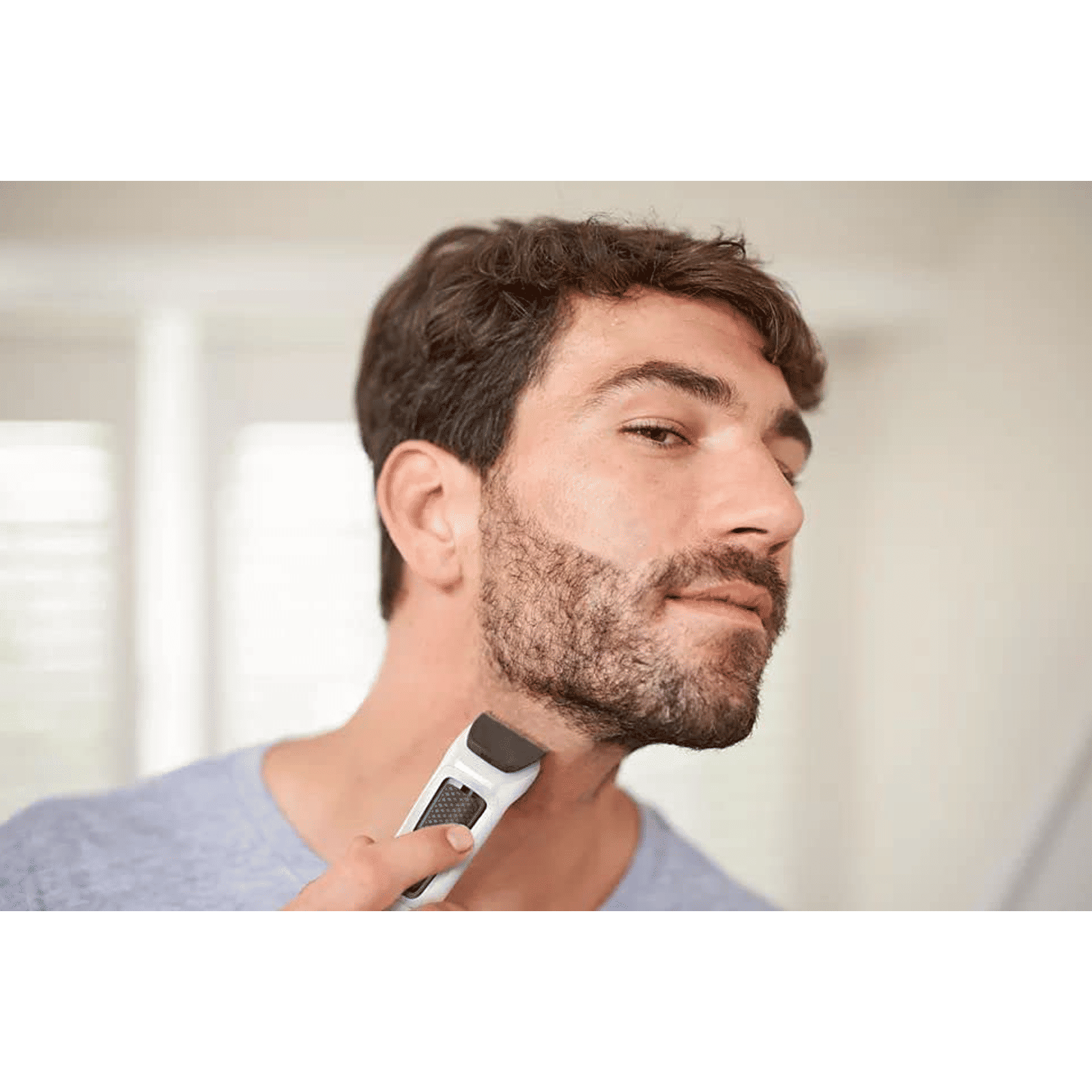 PHILIPS Multigroom Series 3000 7-in-1 Rechargeable Cordless Grooming Kit for Face, Hair and Body for Men (60mins Runtime, Rinseable Attachments, White) PHILIPS Multigroom Series 3000 7-in-1 Rechargeable Cordless Grooming Kit for Face, Hair and Body for Men (60mins Runtime, Rinseable Attachments, White)_11