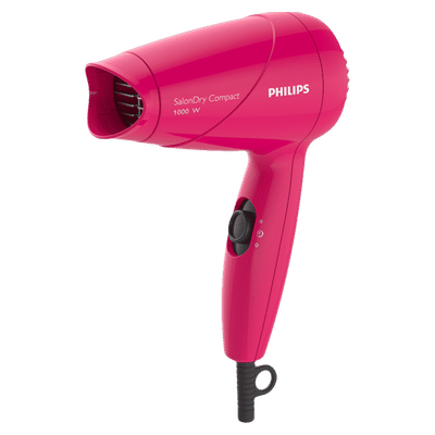 PHILIPS SalonDry Hair Dryer with 2 Heat Settings (Narrow Concentrator, Pink)