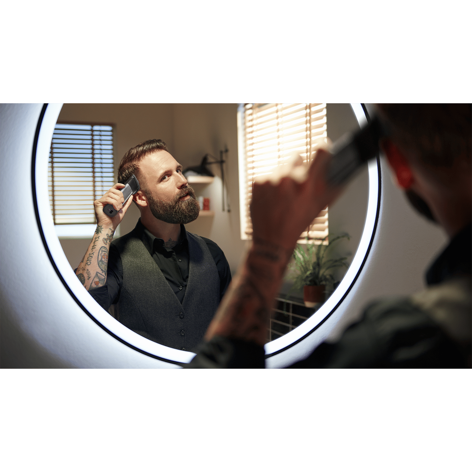 PHILIPS Series 9000 15-in-1 Rechargeable Cordless Grooming Kit for Face, Head and Body for Men (120mins Runtime, Beard Sense Technology, Stainless Steel)_14