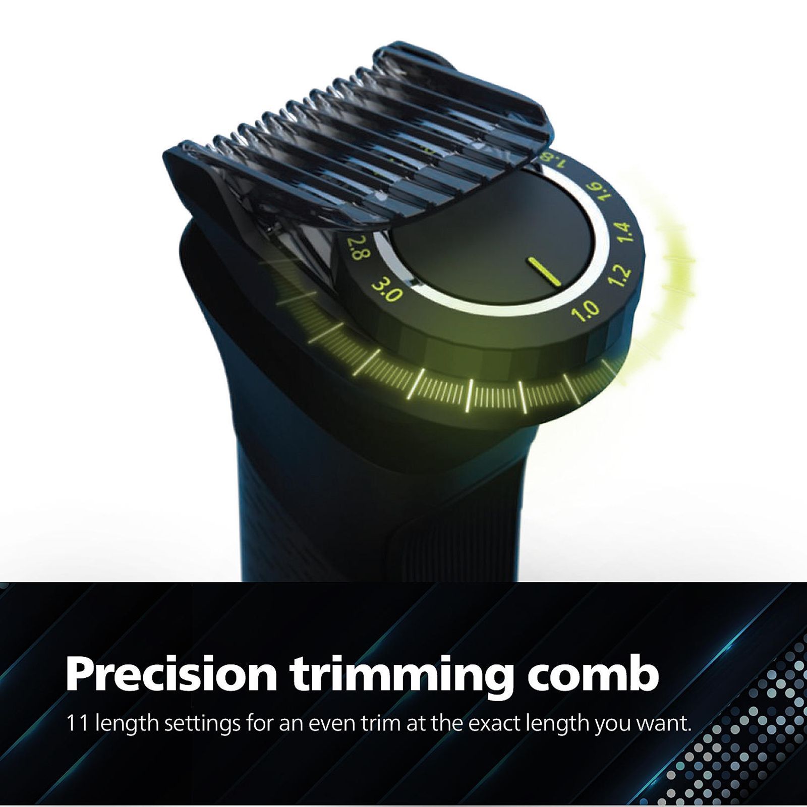 PHILIPS MG7920/65 13-in-1 Rechargeable Cordless Grooming Kit for Face, Head and Body for Men (120mins Runtime, Beard Sense Technology, Grey)_13