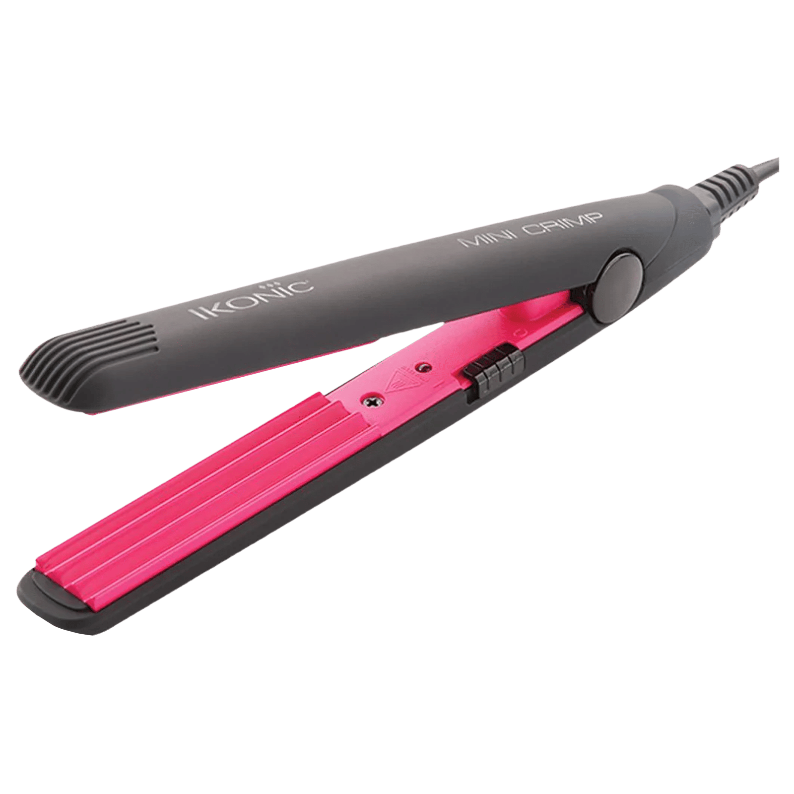 Ikonic Mini Crimper Hair Curler with Power Indicator light (Ceramic Plates, Black & Pink) Ikonic Mini Crimper Hair Curler with Power Indicator light (Ceramic Plates, Black & Pink)_1