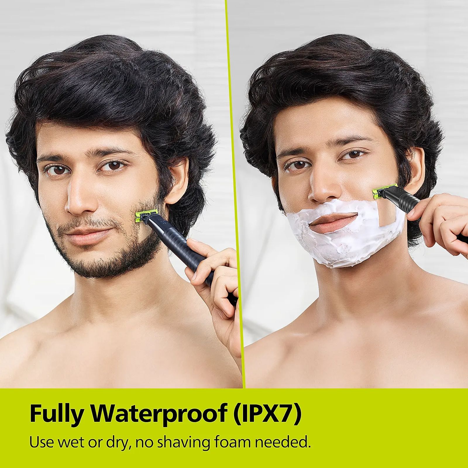 PHILIPS One Blade Rechargeable Cordless Grooming Kit for Face and Body for Men (30mins Runtime, Dual Protection System, Charcoal Gray) PHILIPS One Blade Rechargeable Cordless Grooming Kit for Face and Body for Men (30mins Runtime, Dual Protection System, Charcoal Gray)_10