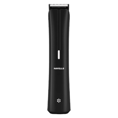 HAVELLS BT6112 Rechargeable Cordless Wet Trimmer for Beard, Body & Hair with 12 Length Settings for Men (90mins Runtime, Fast Charging, Black)