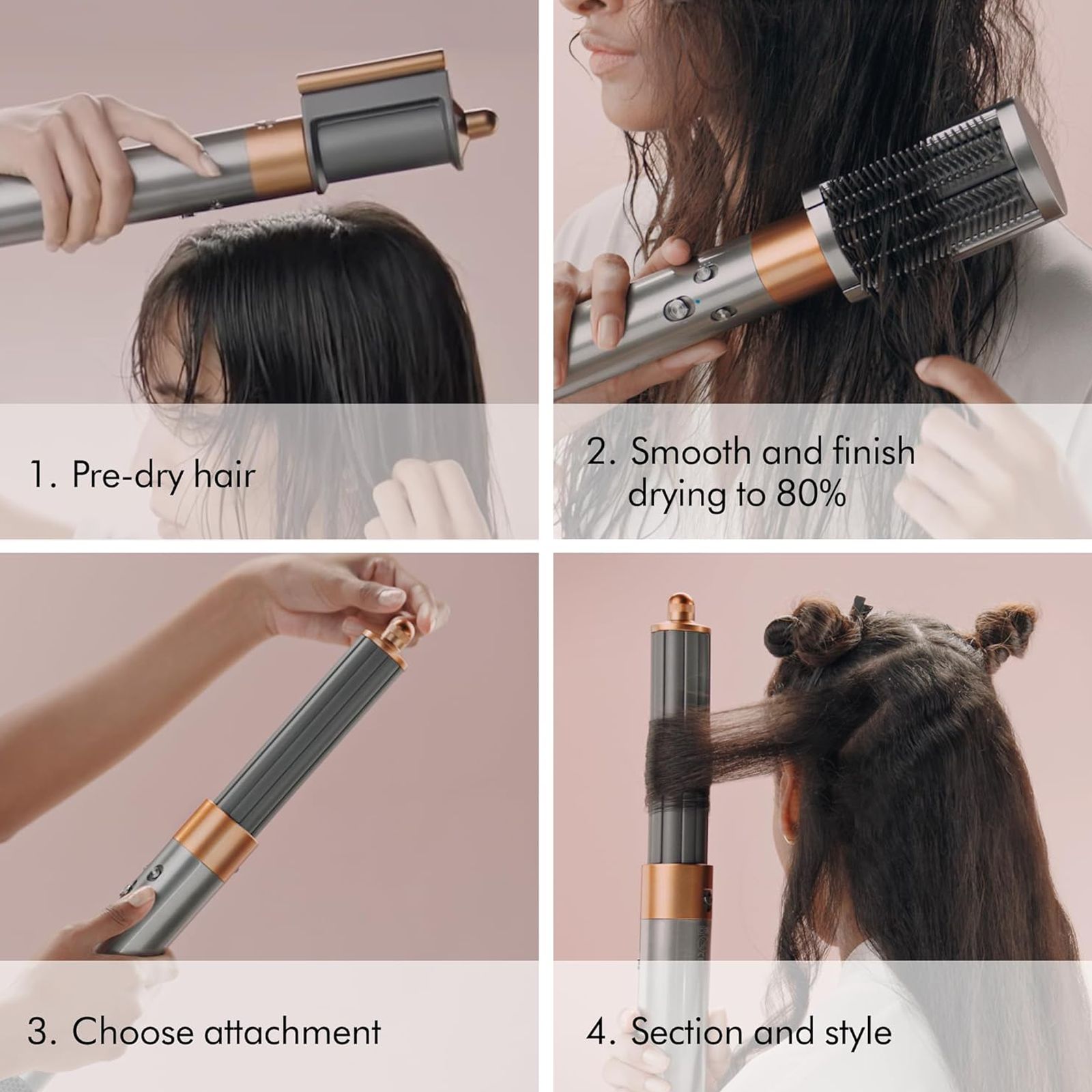 dyson Airwrap Hair Styler with Cold Shot (Digital Motor V9, Prussian Blue and Rich Copper) dyson Airwrap Hair Styler with Cold Shot (Digital Motor V9, Prussian Blue and Rich Copper)_6