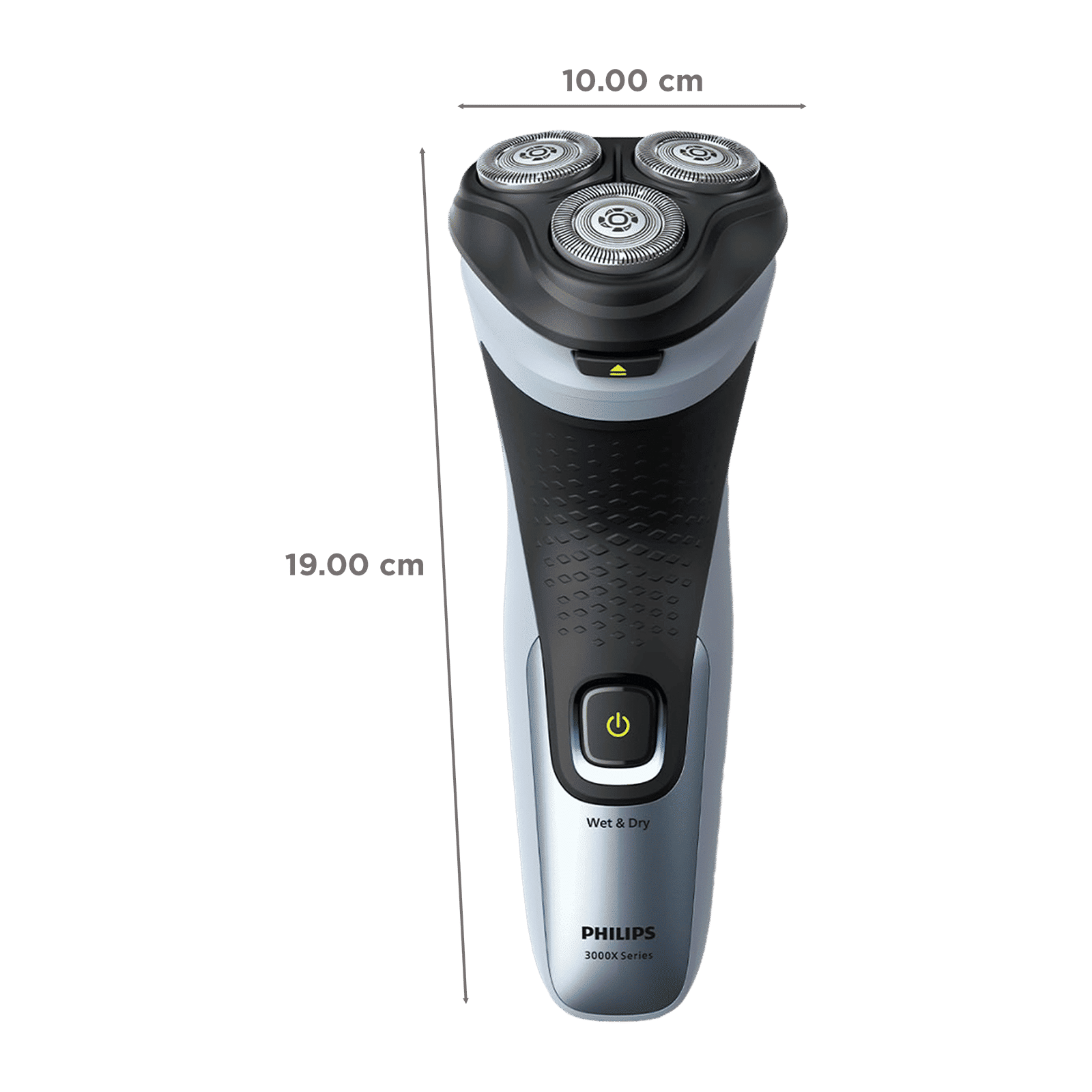 PHILIPS 3 Series Rechargeable Cordless Shaver for Beard for Men (40mins Runtime, 4D Floating Heads, Celestial Blue) PHILIPS 3 Series Rechargeable Cordless Shaver for Beard for Men (40mins Runtime, 4D Floating Heads, Celestial Blue)_2