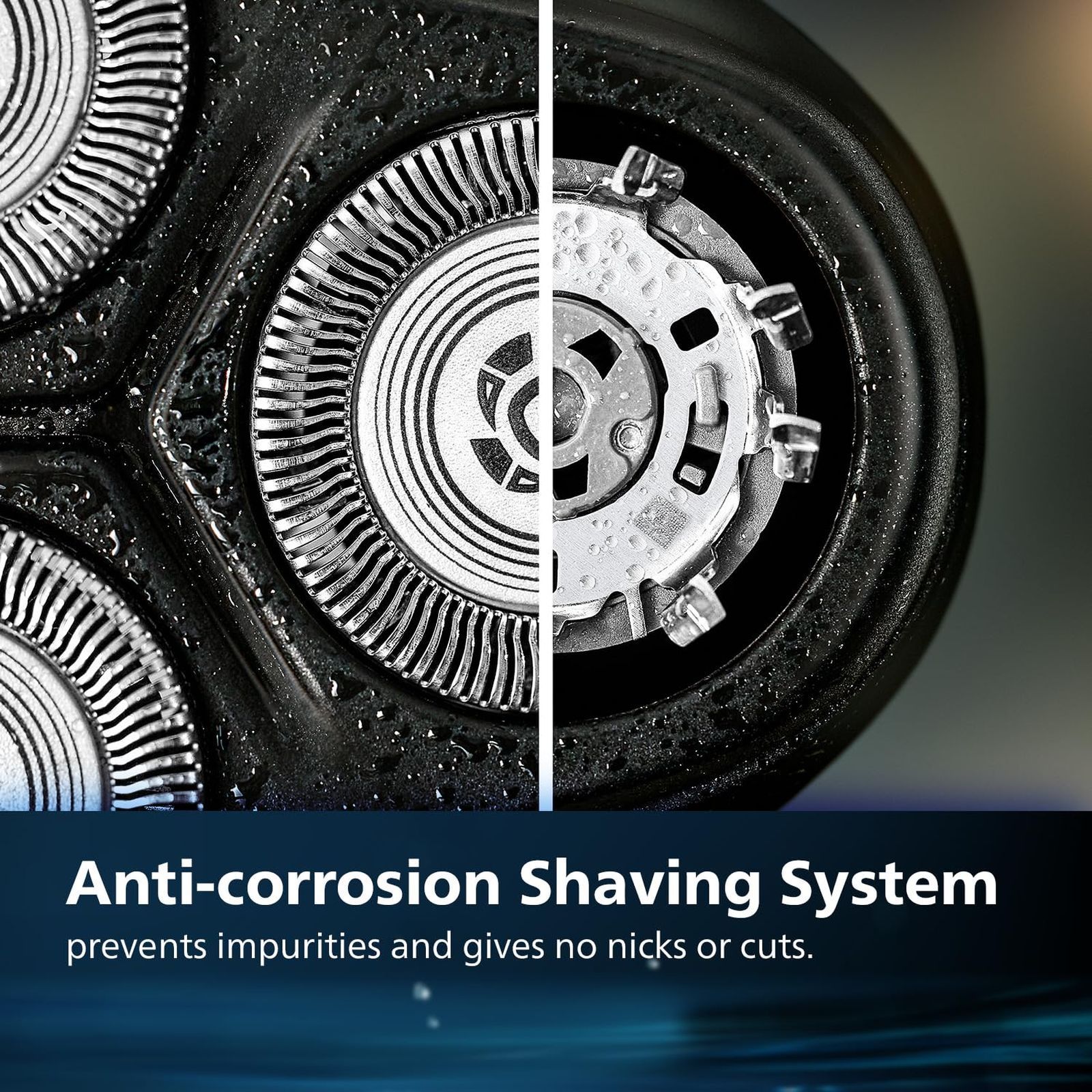PHILIPS 3 Series Rechargeable Cordless Shaver for Beard for Men (40mins Runtime, 4D Floating Heads, Celestial Blue) PHILIPS 3 Series Rechargeable Cordless Shaver for Beard for Men (40mins Runtime, 4D Floating Heads, Celestial Blue)_5