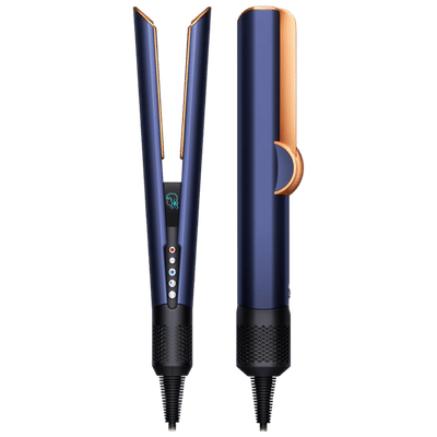 Dyson Airstrait 2-in-1 Hair Styler with No Heat Damage Technology (Dyson Hyperdymium Motor, Prussian Blue)