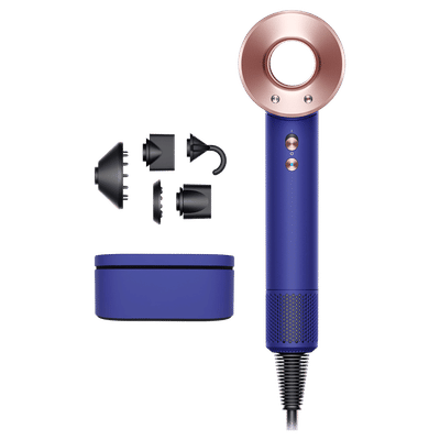 dyson Supersonic Hair Dryer with 4 Heat Settings & Cool Blow (Negative Ionic Technology, Vinca Blue and Rose)