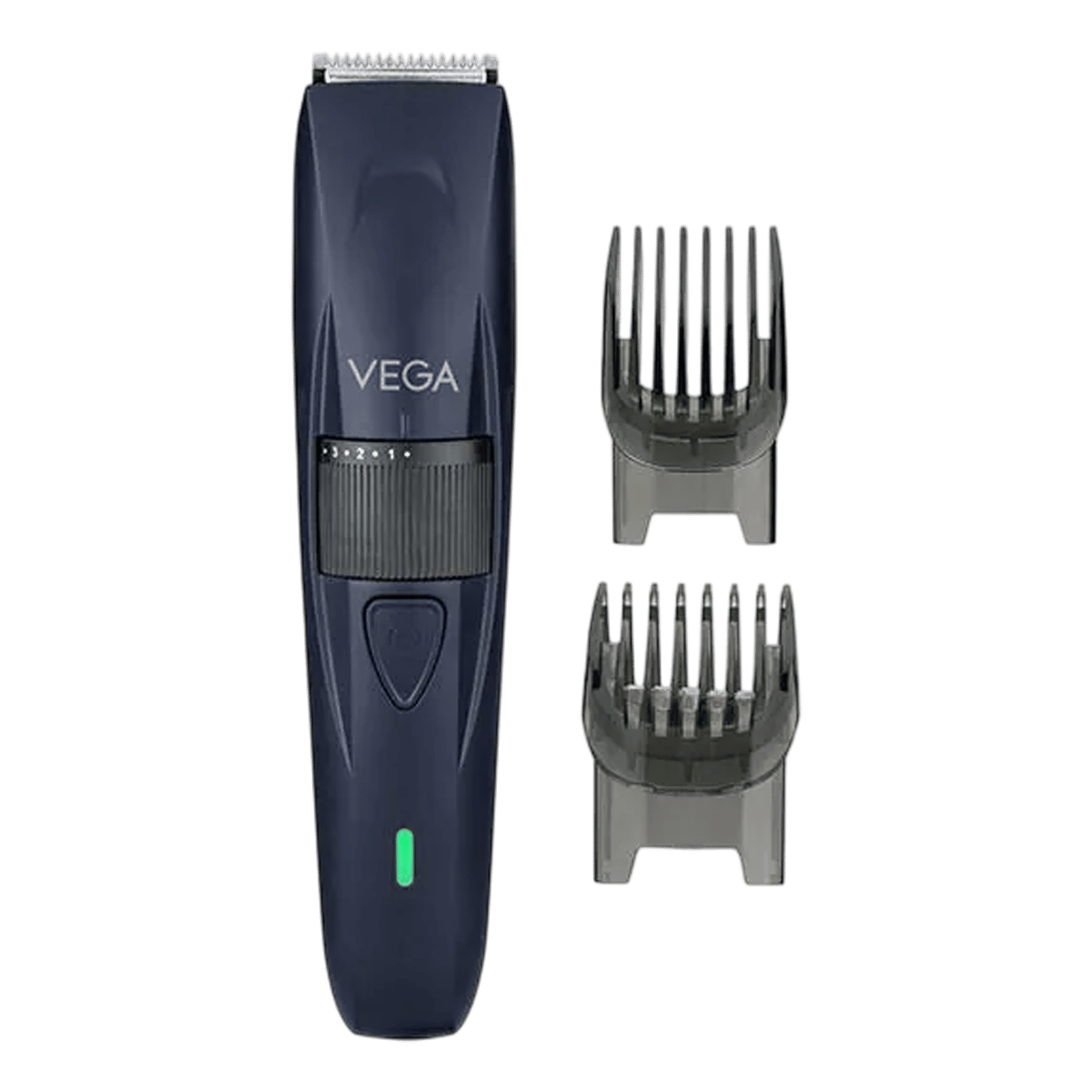 VEGA TurboOne Rechargeable Cord and Cordless Dry Trimmer for Beard with 40 Length Settings for Men (90mins Runtime, Ergonomically designed, Blue)_1