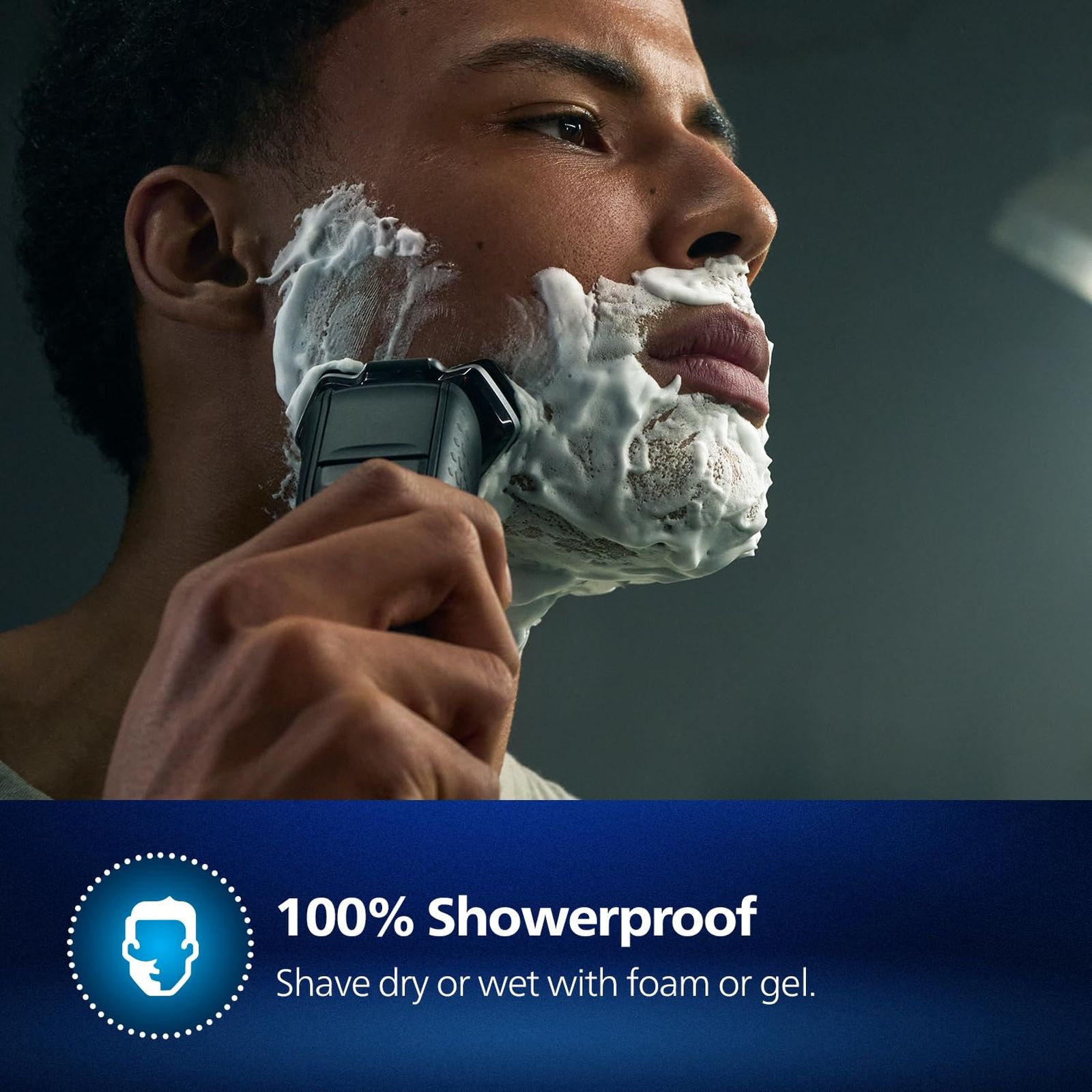 PHILIPS 5000 Series Rechargeable Cordless Shaver for Face for Men (60mins Runtime, SkinIQ Technology, Blue) PHILIPS 5000 Series Rechargeable Cordless Shaver for Face for Men (60mins Runtime, SkinIQ Technology, Blue)_8