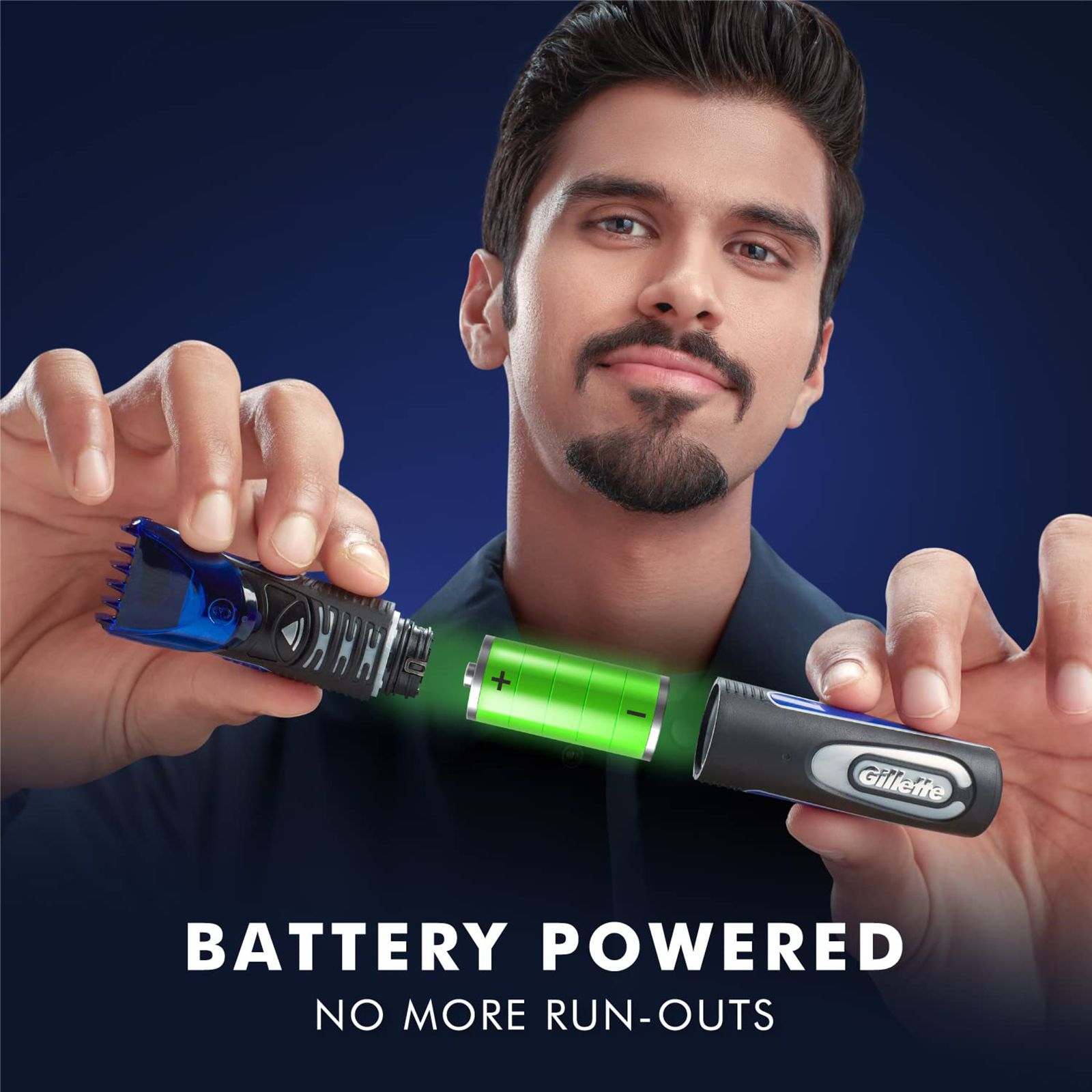 Gillete ProGlide Styler 4-in-1 Cordless Multipurpose Trimmer for Beard & Body (45 Days Runtime, Braun Engineered Advanced Technology, Black)_15