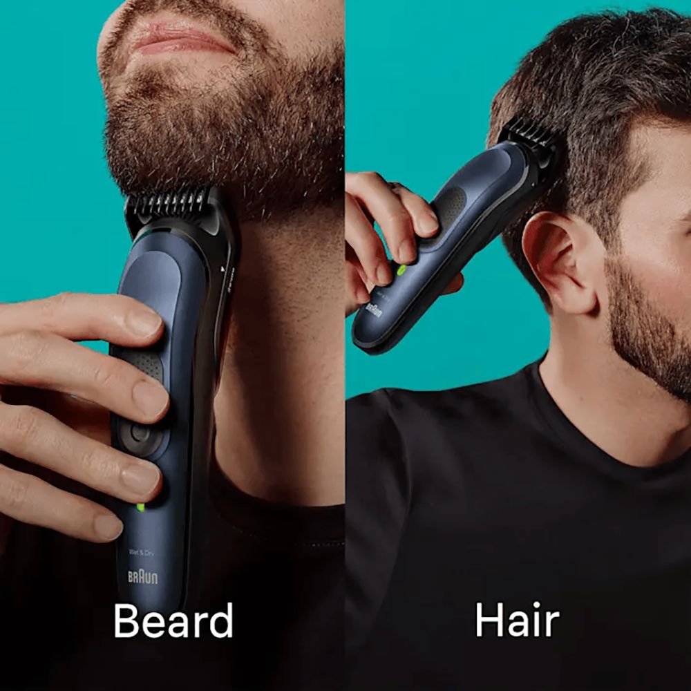 Braun Series 7 11-in-1 Rechargeable Cordless Grooming Kit for Hair, Beard, Body, Ear, Nose & Intimate Areas for Men (100mins Runtime, AutoSense Technology, Blue) Braun Series 7 11-in-1 Rechargeable Cordless Grooming Kit for Hair, Beard, Body, Ear, Nose & Intimate Areas for Men (100mins Runtime, AutoSense Technology, Blue)_4