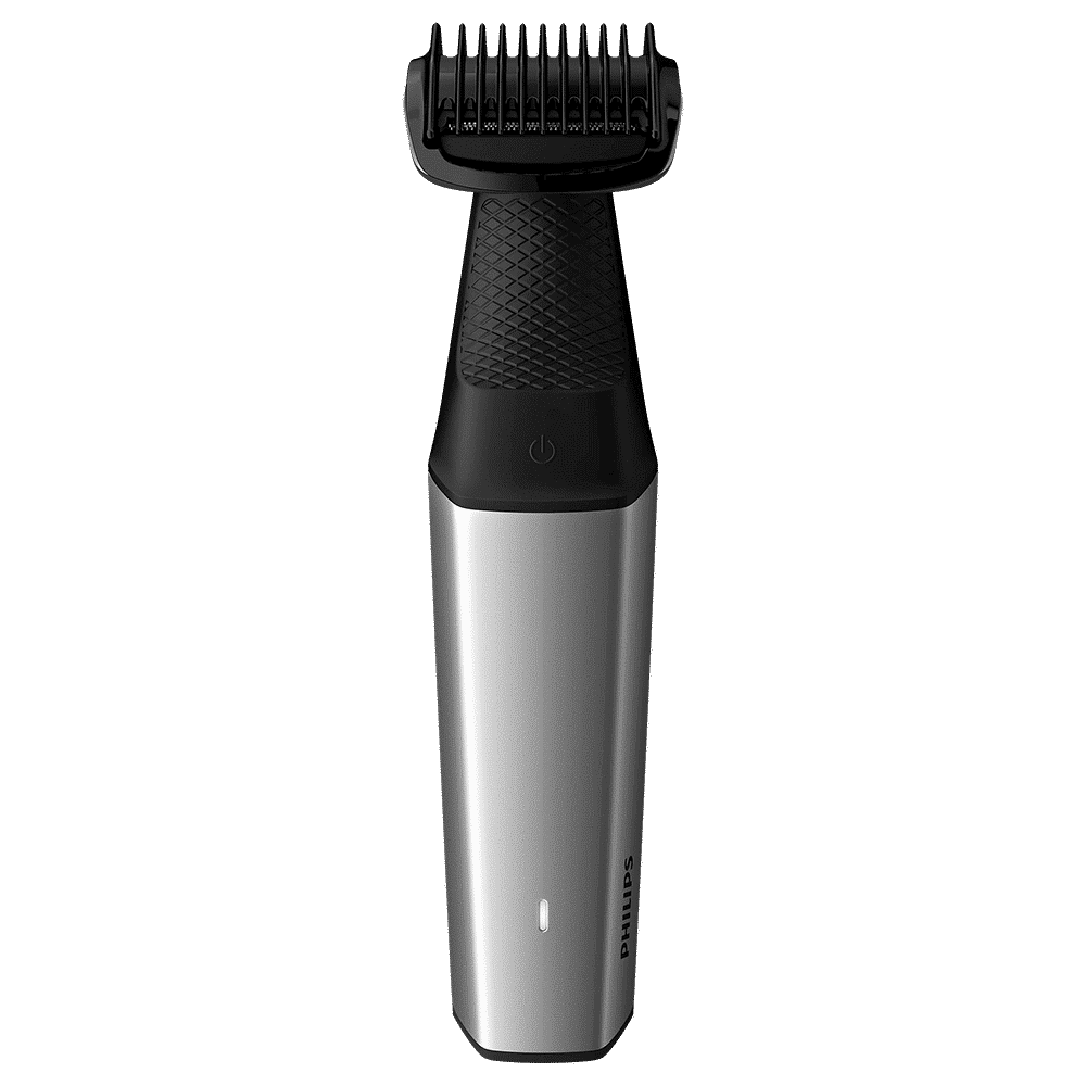 PHILIPS Bodygroom Series 5000 Rechargeable Cordless Body Groomer for Back, Body, Underarms, Intimate Areas for Men (60mins Runtime, Skin Protect Technology, Black & Silver)_6