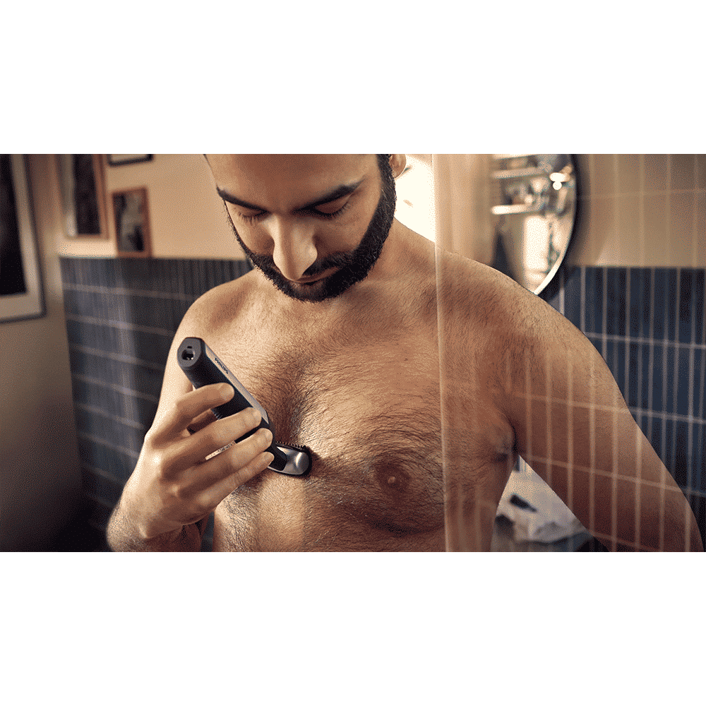 PHILIPS Bodygroom Series 5000 Rechargeable Cordless Body Groomer for Back, Body, Underarms, Intimate Areas for Men (60mins Runtime, Skin Protect Technology, Black & Silver)_11