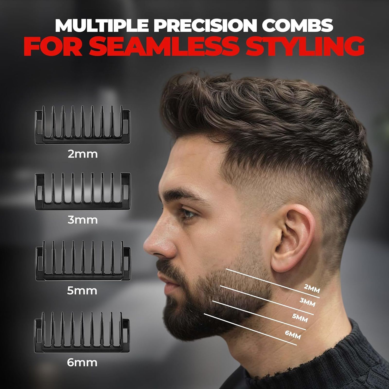 BEARDO I-Blade Rechargeable Cordless Wet & Dry Trimmer for Beard, Body, Hair & Intimate Areas with 4 Length Settings for Men (120 mins Runtime, Fast Charging, Black) BEARDO I-Blade Rechargeable Cordless Wet & Dry Trimmer for Beard, Body, Hair & Intimate Areas with 4 Length Settings for Men (120 mins Runtime, Fast Charging, Black)_10