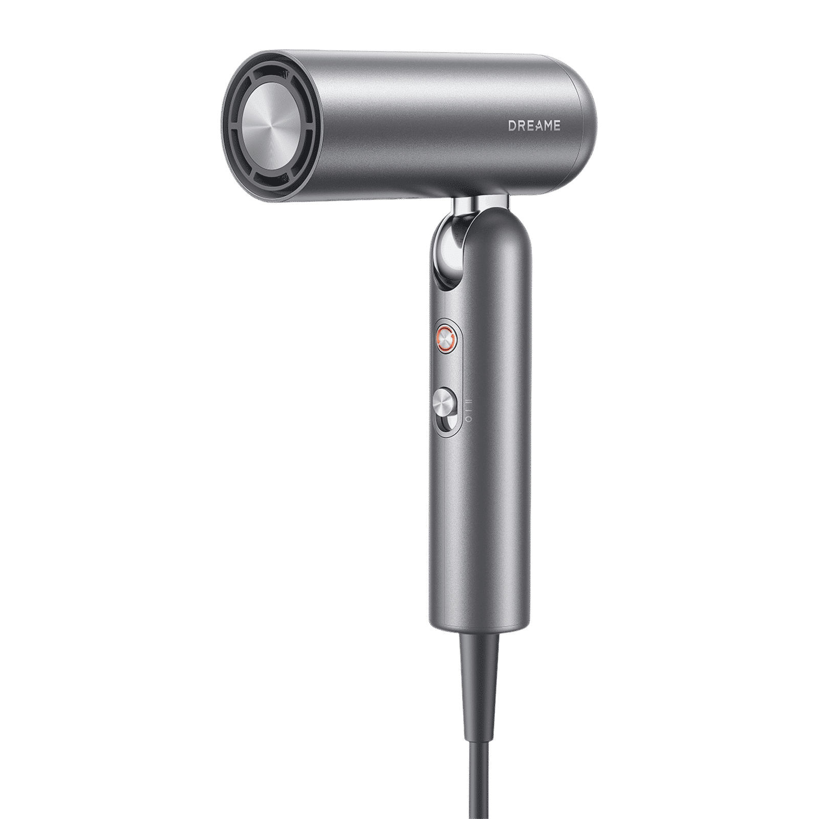 DREAME Pocket Hair Dryer with 5 Heat Settings (300 Million Negative Ions Per CM, Grey) DREAME Pocket Hair Dryer with 5 Heat Settings (300 Million Negative Ions Per CM, Grey)_1