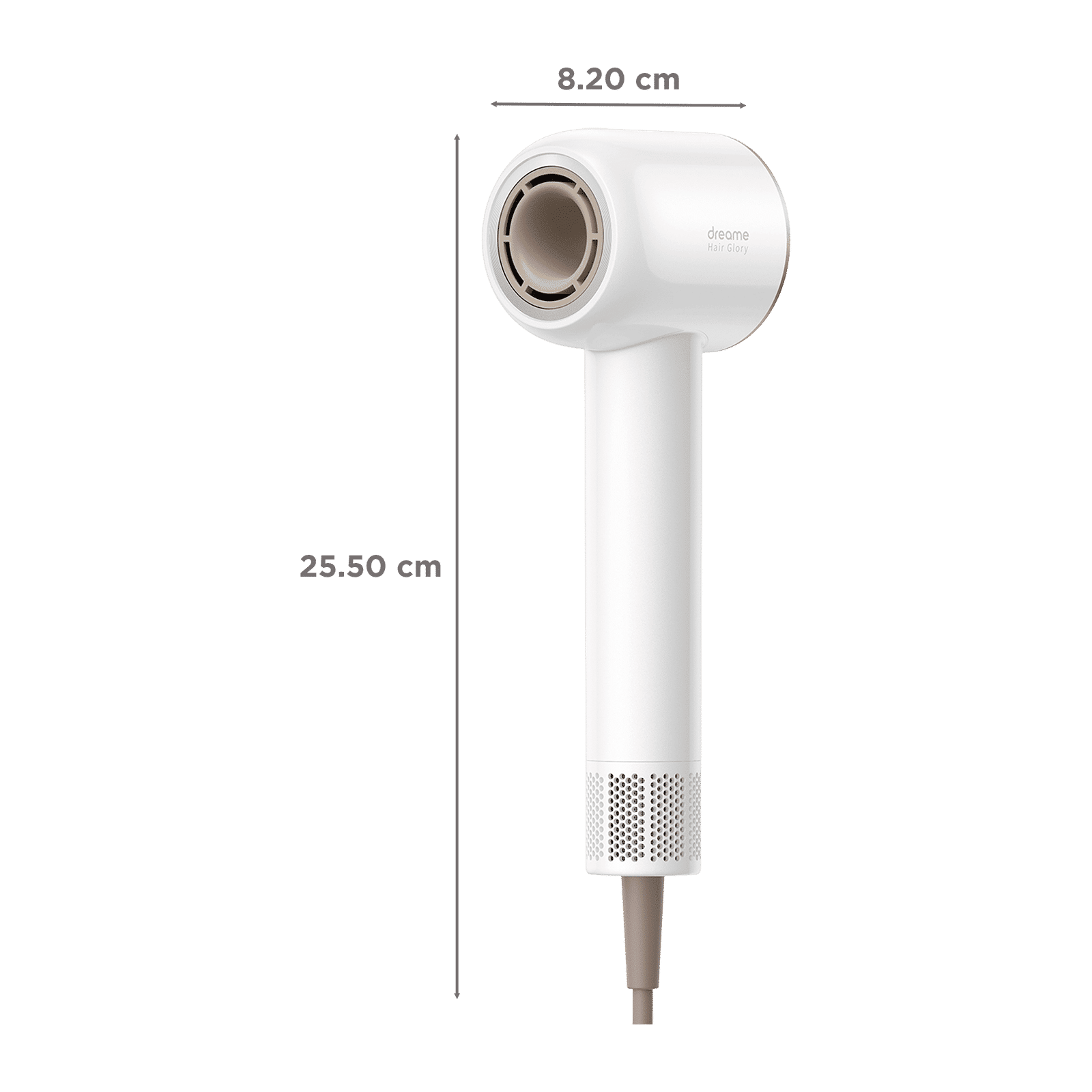DREAME Glory Hair Dryer with 4 Heat Settings & Cool Blow (Advanced Negative Ion Technology, White & Rose) DREAME Glory Hair Dryer with 4 Heat Settings & Cool Blow (Advanced Negative Ion Technology, White & Rose)_2