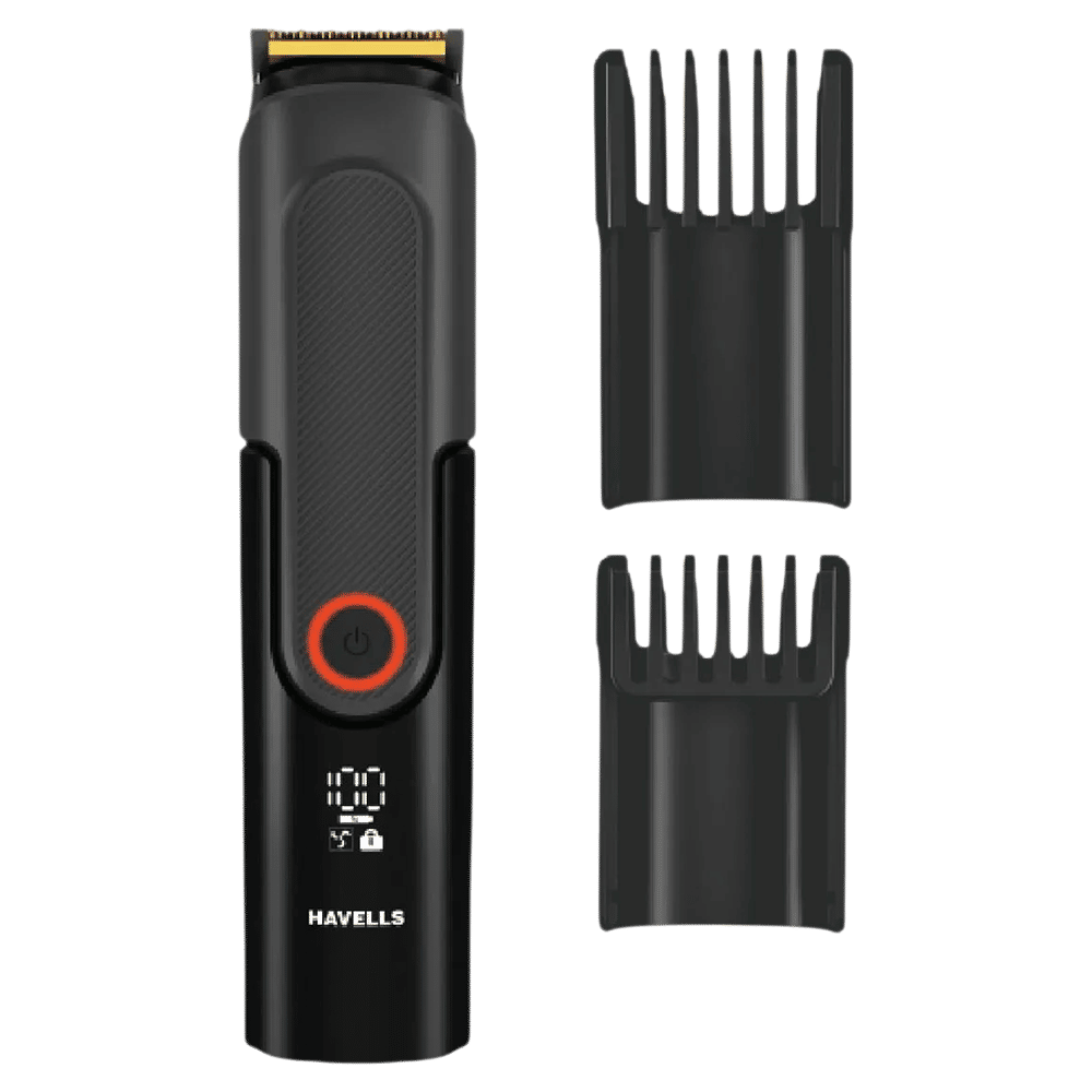 HAVELLS BT8888 Rechargeable Cordless Wet & Dry Trimmer for Beard & Moustache with 40 Length Settings for Men (90mins Runtime, Titanium Blade, Black) HAVELLS BT8888 Rechargeable Cordless Wet & Dry Trimmer for Beard & Moustache with 40 Length Settings for Men (90mins Runtime, Titanium Blade, Black)_5