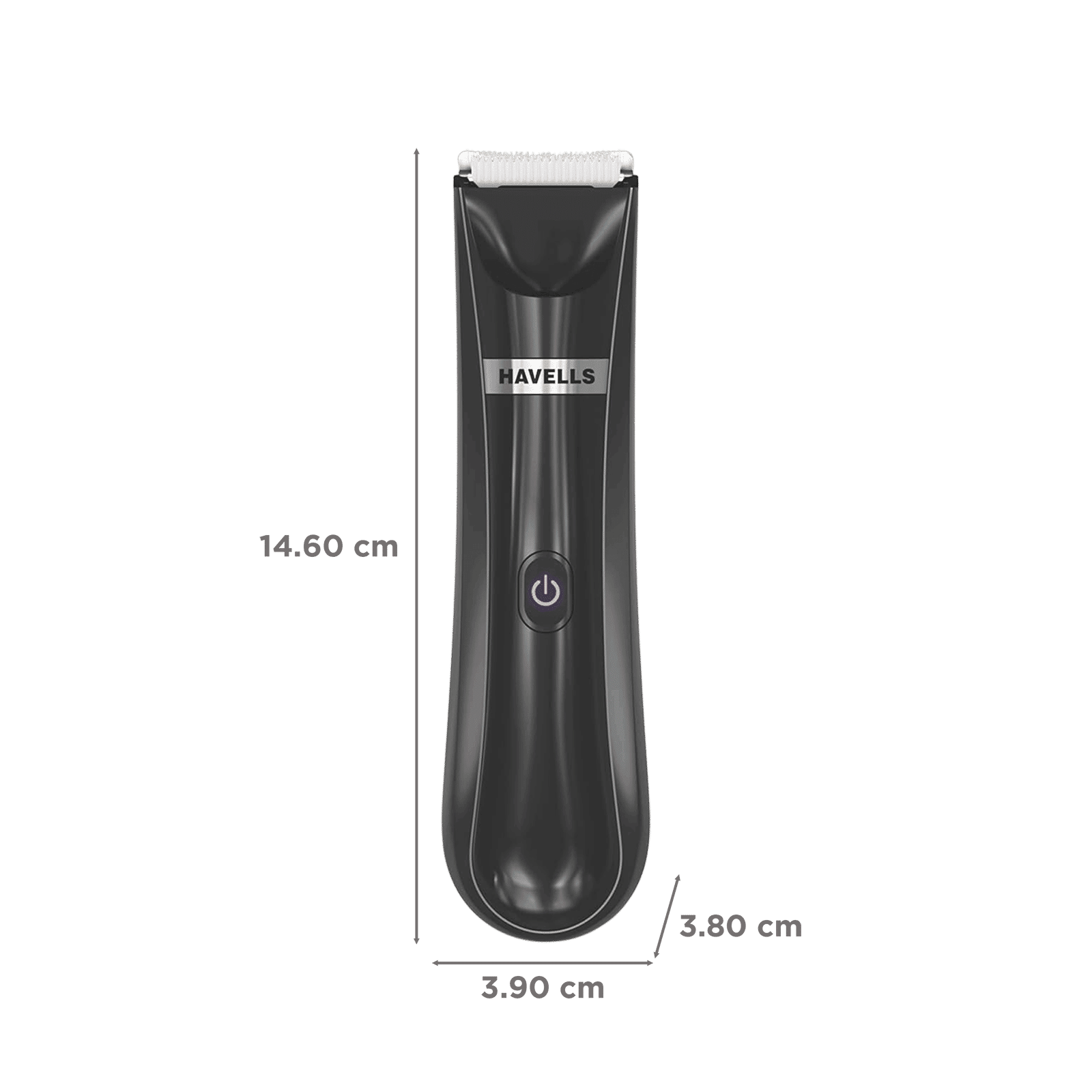 HAVELLS Ballex BG3300 Rechargeable Corded & Cordless Wet & Dry Trimmer for Beard, Body & Intimate Areas with 6 Length Settings for Men (60mins Runtime, Fast Charge, Black)_2