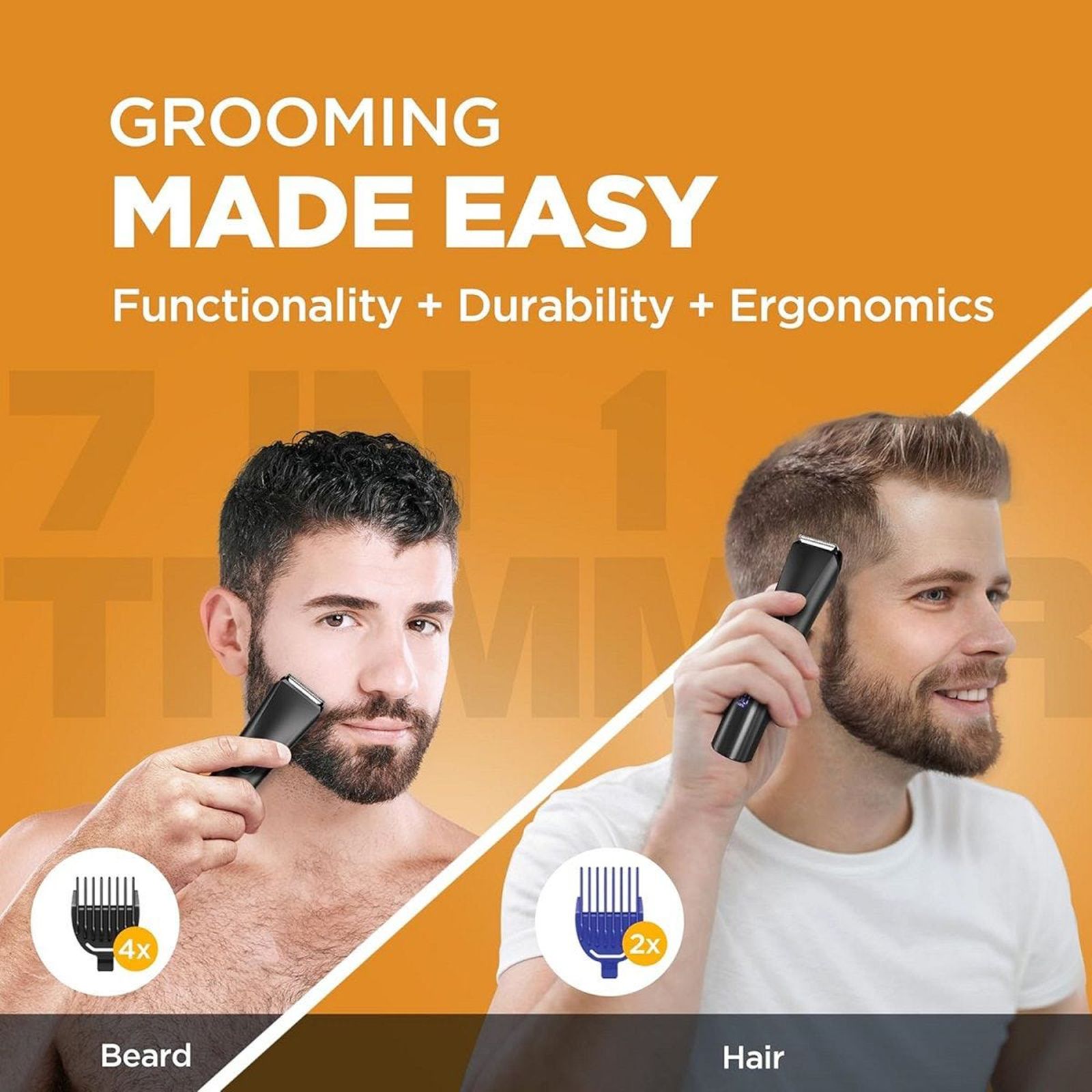 Havells BT6661 Rechargeable Cordless Dry Trimmer for Beard & Hair with 12 Length Settings for Men (90mins Runtime, Real Time Digital Battery Indicator, Black) Havells BT6661 Rechargeable Cordless Dry Trimmer for Beard & Hair with 12 Length Settings for Men (90mins Runtime, Real Time Digital Battery Indicator, Black)_13