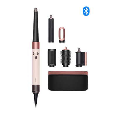 Dyson Airwrap id 6-in-1 Multi Styler & Dryer with Bluetooth Enabled (Conical Barrel, Ceramic Pink and Rose Gold)