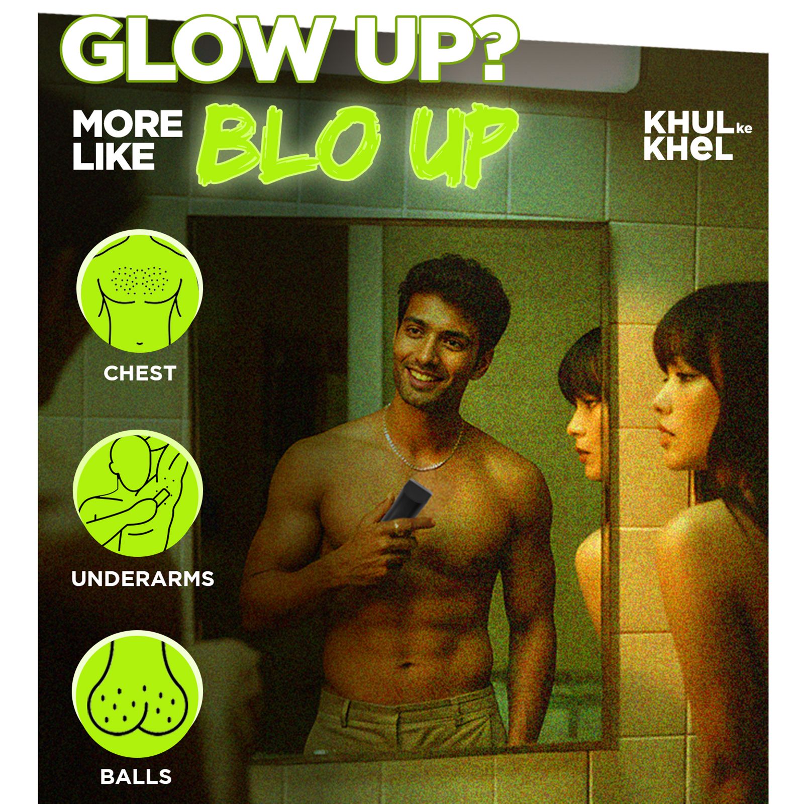 Bombay Shaving Company Blo Rechargeable Cordless Wet & Dry Trimmer for Body & Intimate Areas with 2 Length Settings for Men (90min Runtime, Flash Charging, Black)_6