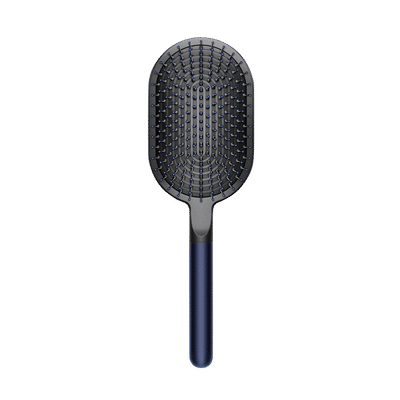 Dyson Paddle Brush with Weighted Handle for Balance (Air-Cushion Suspension for Scalp Comfort, Purssian Blue)