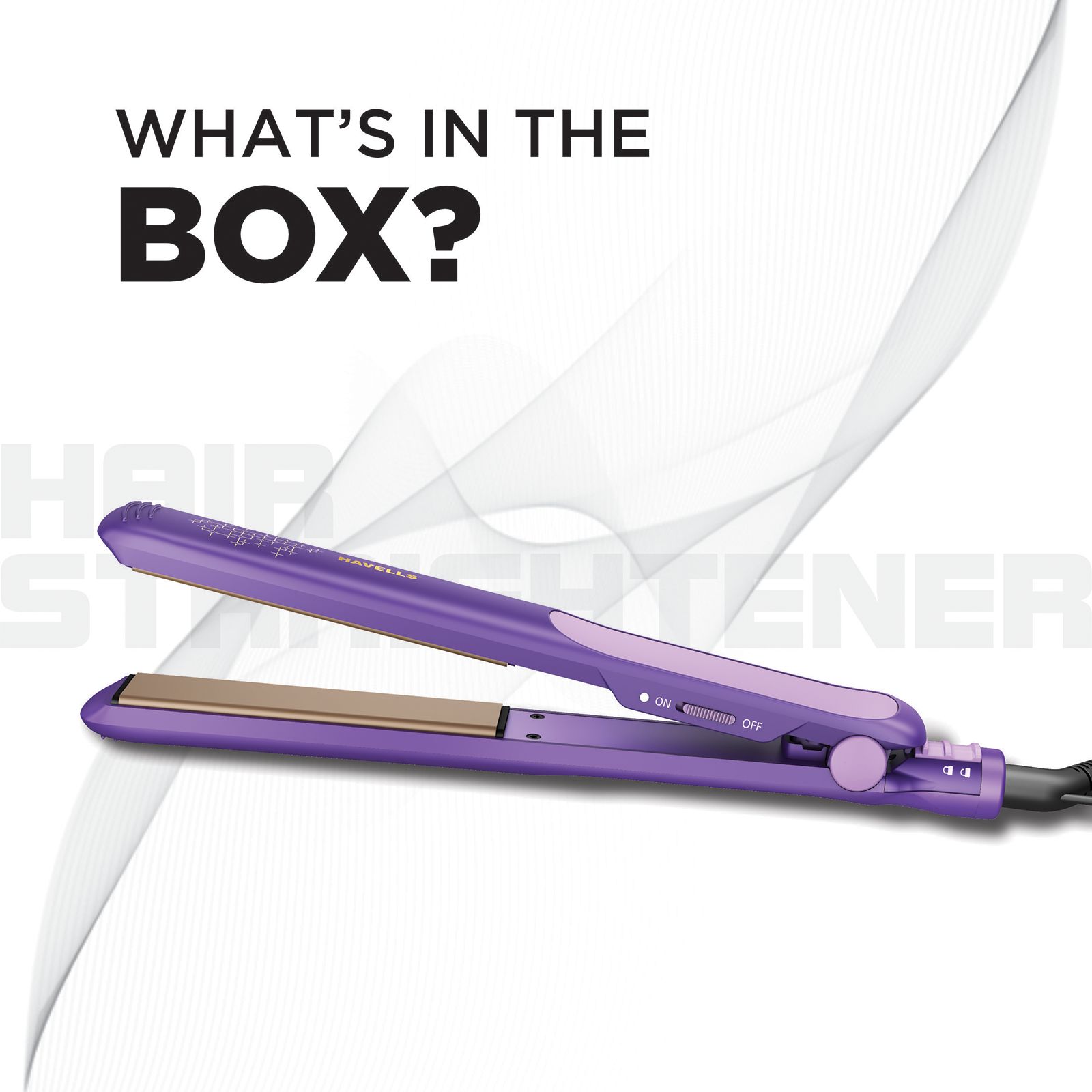 Havells HS4408 Hair Straightener with KeraNourish Technology (Keratin Infused Ceramic Plates, Purple) Havells HS4408 Hair Straightener with KeraNourish Technology (Keratin Infused Ceramic Plates, Purple)_16