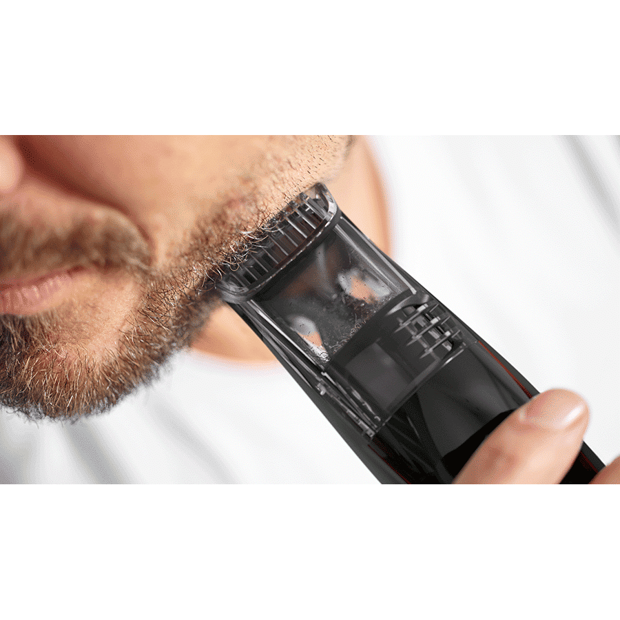 PHILIPS Beardtrimmer Series 7000 Self-Sharpening Metal Blades Corded & Cordless Vacuum Beard Trimmer (60 Min Run Time/1h Charge, BT7501/15, Black) PHILIPS Beardtrimmer Series 7000 Self-Sharpening Metal Blades Corded & Cordless Vacuum Beard Trimmer (60 Min Run Time/1h Charge, BT7501/15, Black)_5