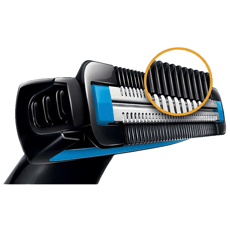 PHILIPS Bodygroom Series 1000 Cordless Dry Trimmer for Body for Men (Up To 2 Months Runtime, Washable Heads, Black)_3