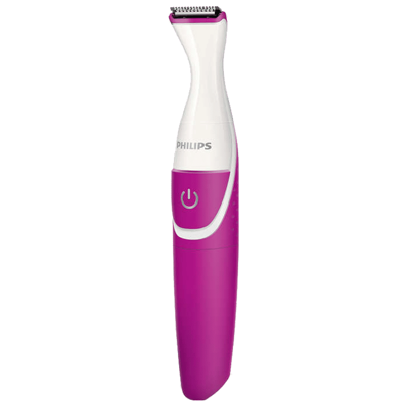 PHILIPS BikiniGenie Cordless Wet and Dry Trimmer for Body and Intimate Areas for Women (Click On Trimming Comb, White and Pink) PHILIPS BikiniGenie Cordless Wet and Dry Trimmer for Body and Intimate Areas for Women (Click On Trimming Comb, White and Pink)_3