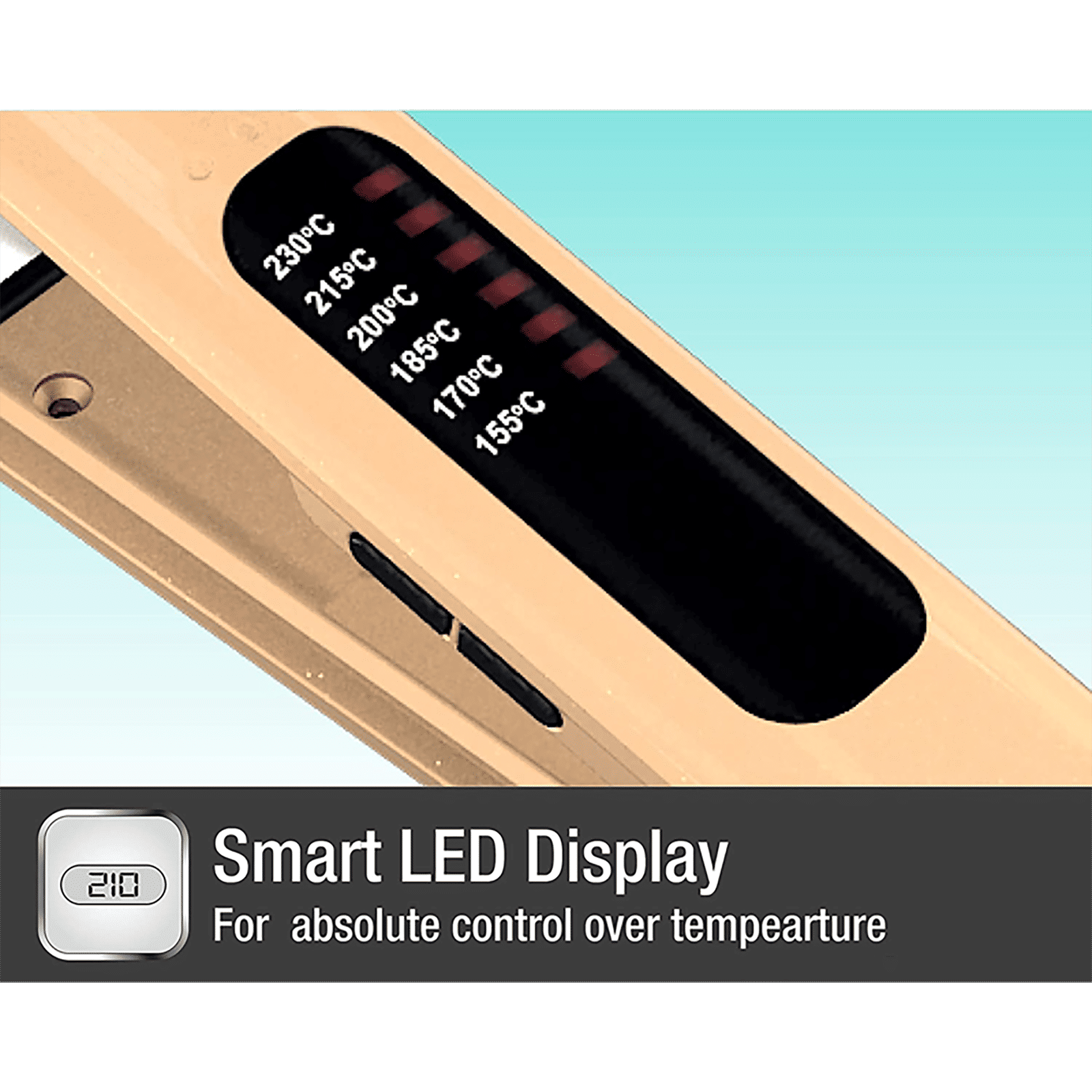 HAVELLS Hair Straightener with 6 Temperature Settings (Titanium Coated Plates, Gold) HAVELLS Hair Straightener with 6 Temperature Settings (Titanium Coated Plates, Gold)_14