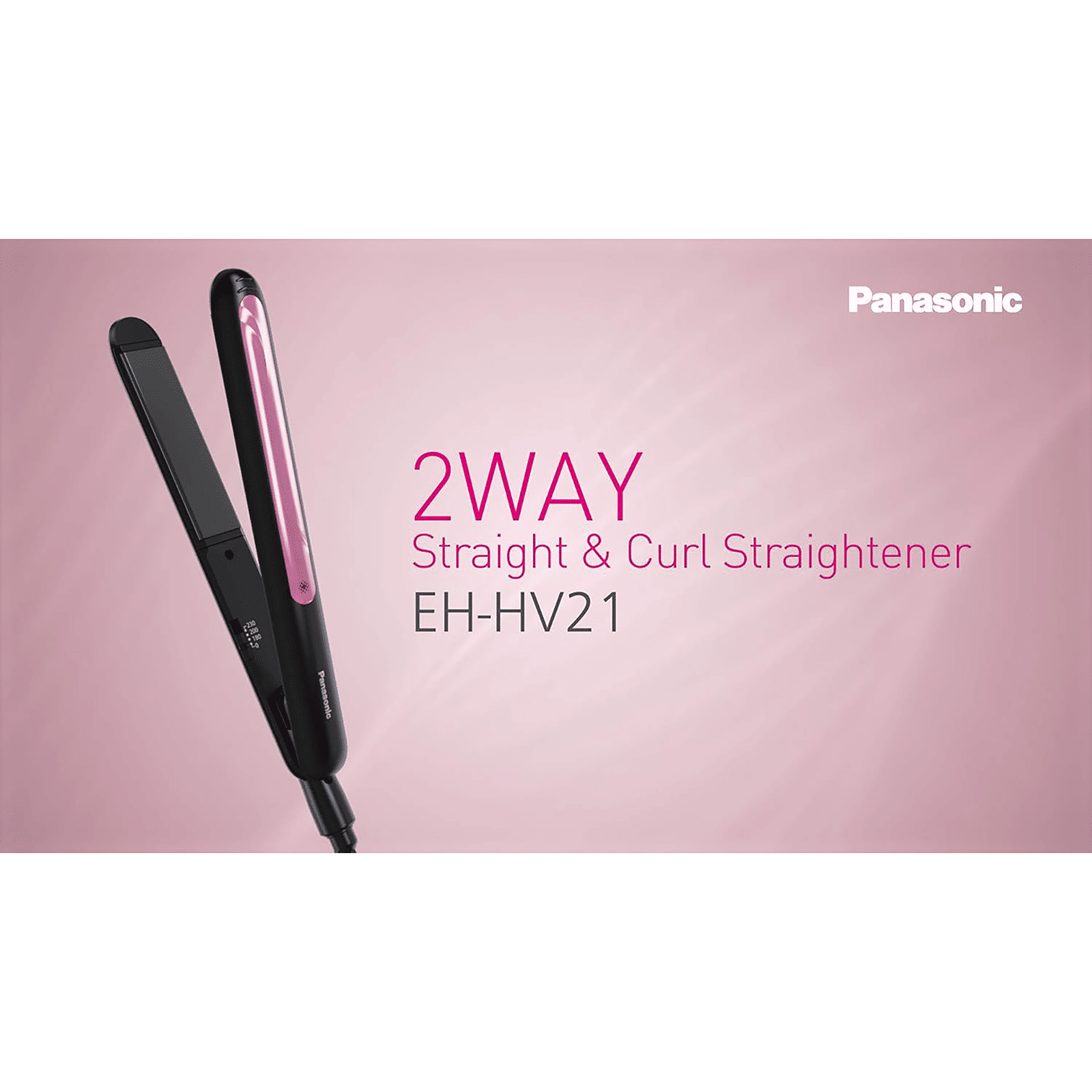 Panasonic EH-HV21-K62B Hair Straightener with 3 Temperature Settings (Keratin and Botanical Oil Infused Ceramic Plates, Black) Panasonic EH-HV21-K62B Hair Straightener with 3 Temperature Settings (Keratin and Botanical Oil Infused Ceramic Plates, Black)_11