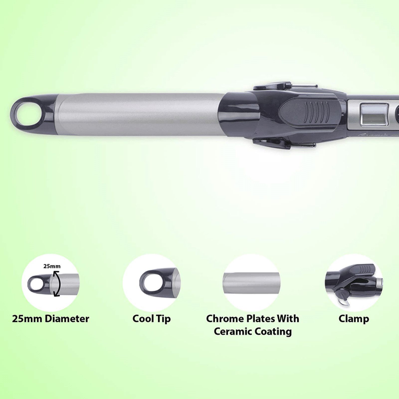 BaByliss Hair Curler with I-Temperature Technology (Ceramic Plates, Black)_6