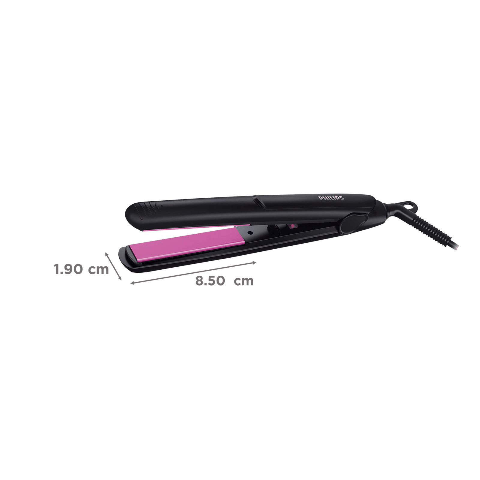 PHILIPS Selfie HP8302/06 Hair Straightener with 360 Degree Swivel Cord (Ceramic Plates, Black)_2