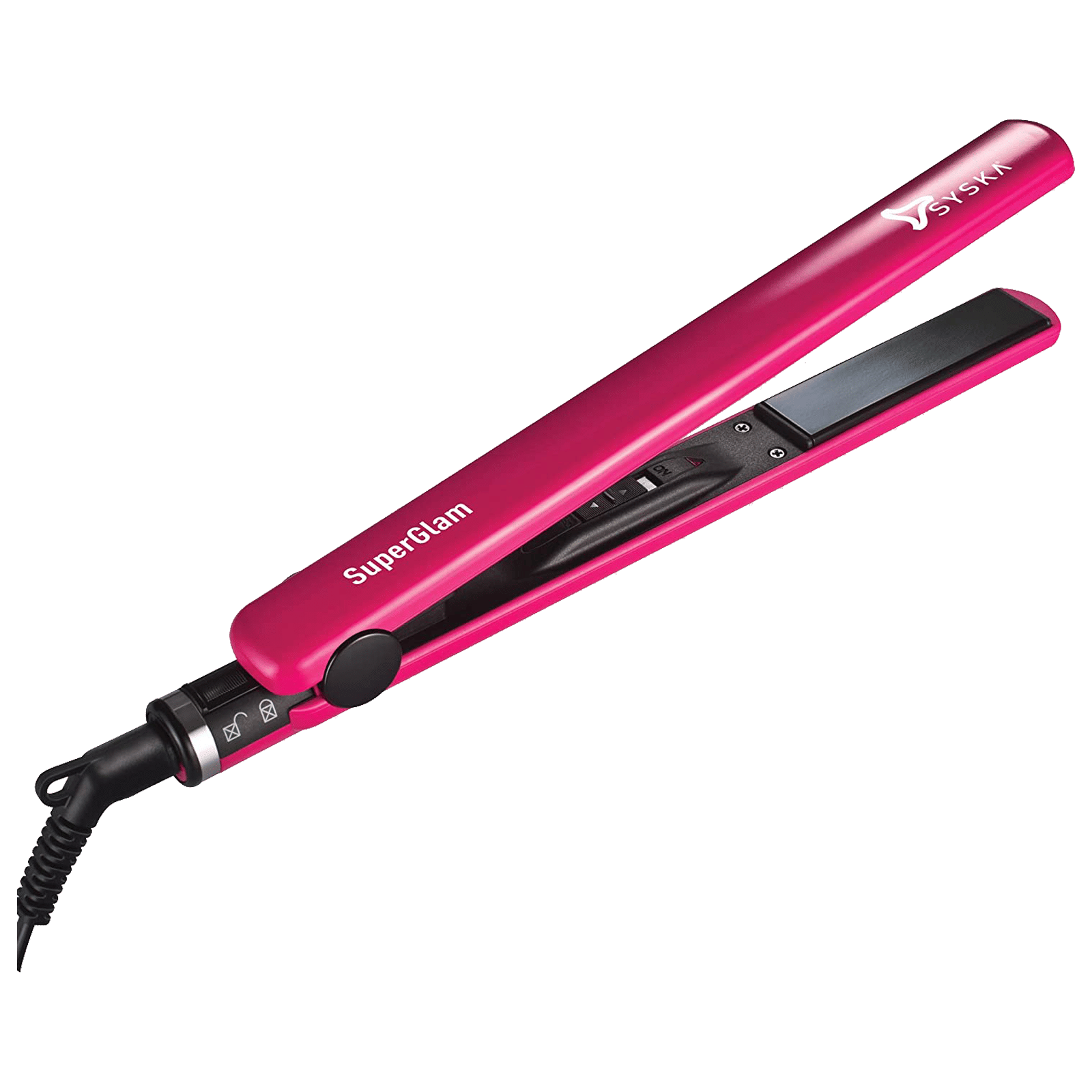 SYSKA SuperGlam Corded Straightener (Heat Balance Technology, HS6810, Pink) SYSKA SuperGlam Corded Straightener (Heat Balance Technology, HS6810, Pink)_3
