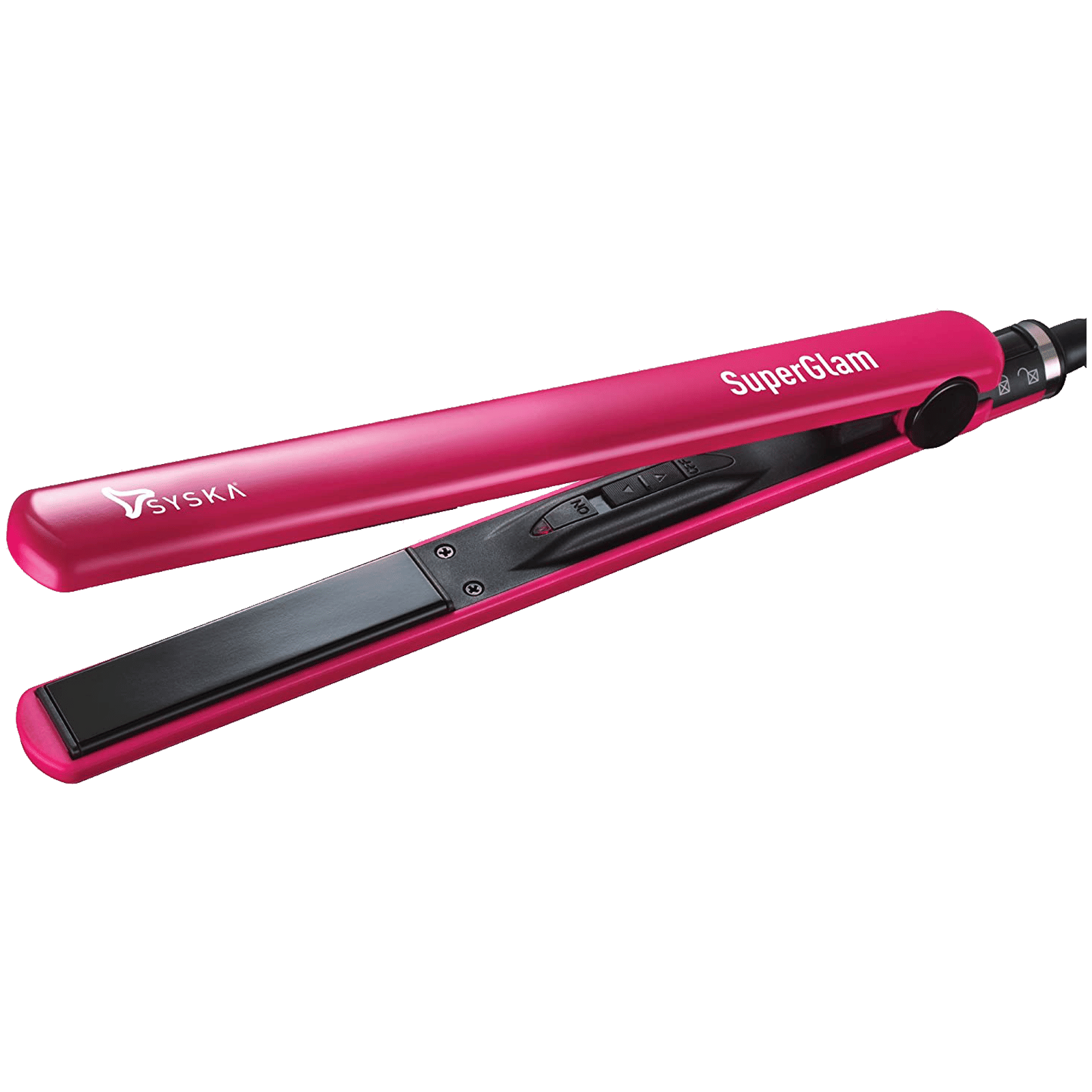 SYSKA SuperGlam Corded Straightener (Heat Balance Technology, HS6810, Pink) SYSKA SuperGlam Corded Straightener (Heat Balance Technology, HS6810, Pink)_1