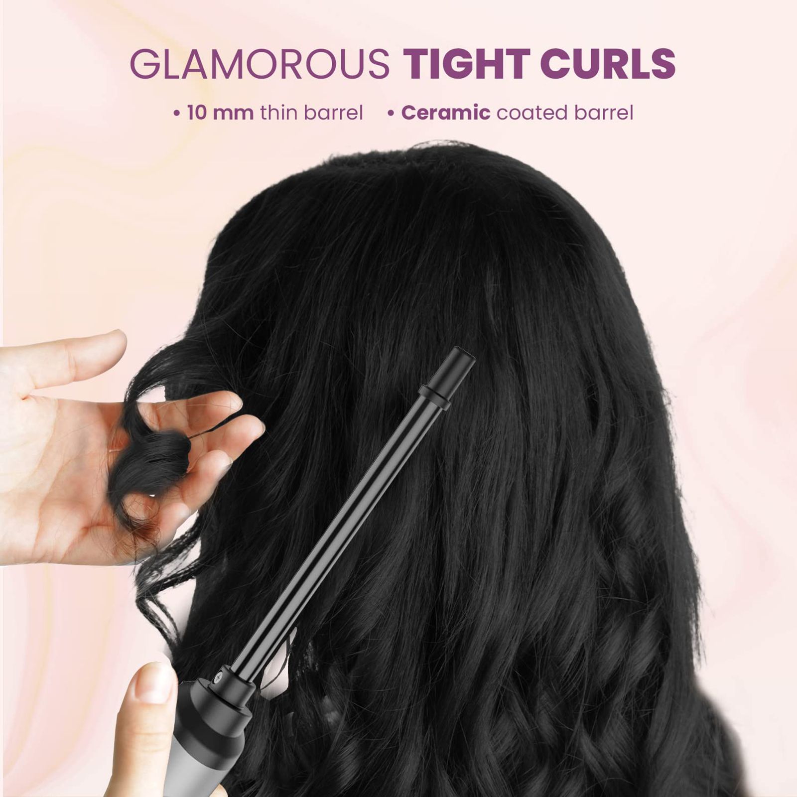 AGARO HC8001 Hair Styler with Ceramic Coated Plates (Cool Touch Tip, Black) AGARO HC8001 Hair Styler with Ceramic Coated Plates (Cool Touch Tip, Black)_5