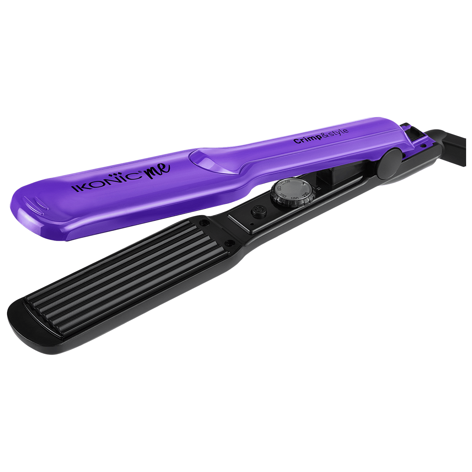 Ikonic Style Hair Crimper with Nano Titanium Technology (Titanium Plates, Purple) Ikonic Style Hair Crimper with Nano Titanium Technology (Titanium Plates, Purple)_1