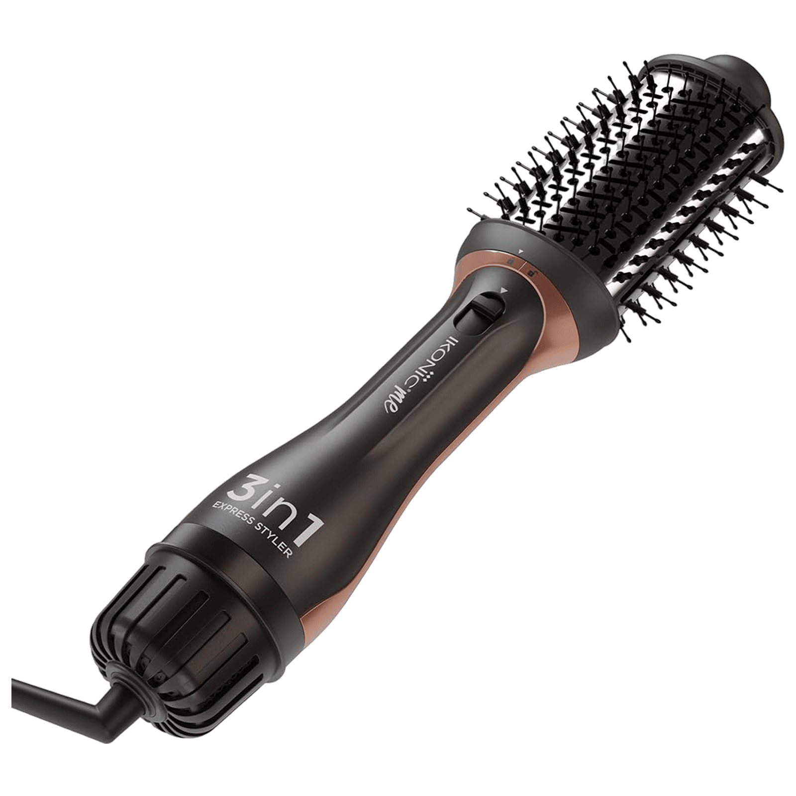Ikonic Express 3-in-1 Hair Styler with Volumizer (Ceramic Titanium Coated Barrel, Black) Ikonic Express 3-in-1 Hair Styler with Volumizer (Ceramic Titanium Coated Barrel, Black)_4