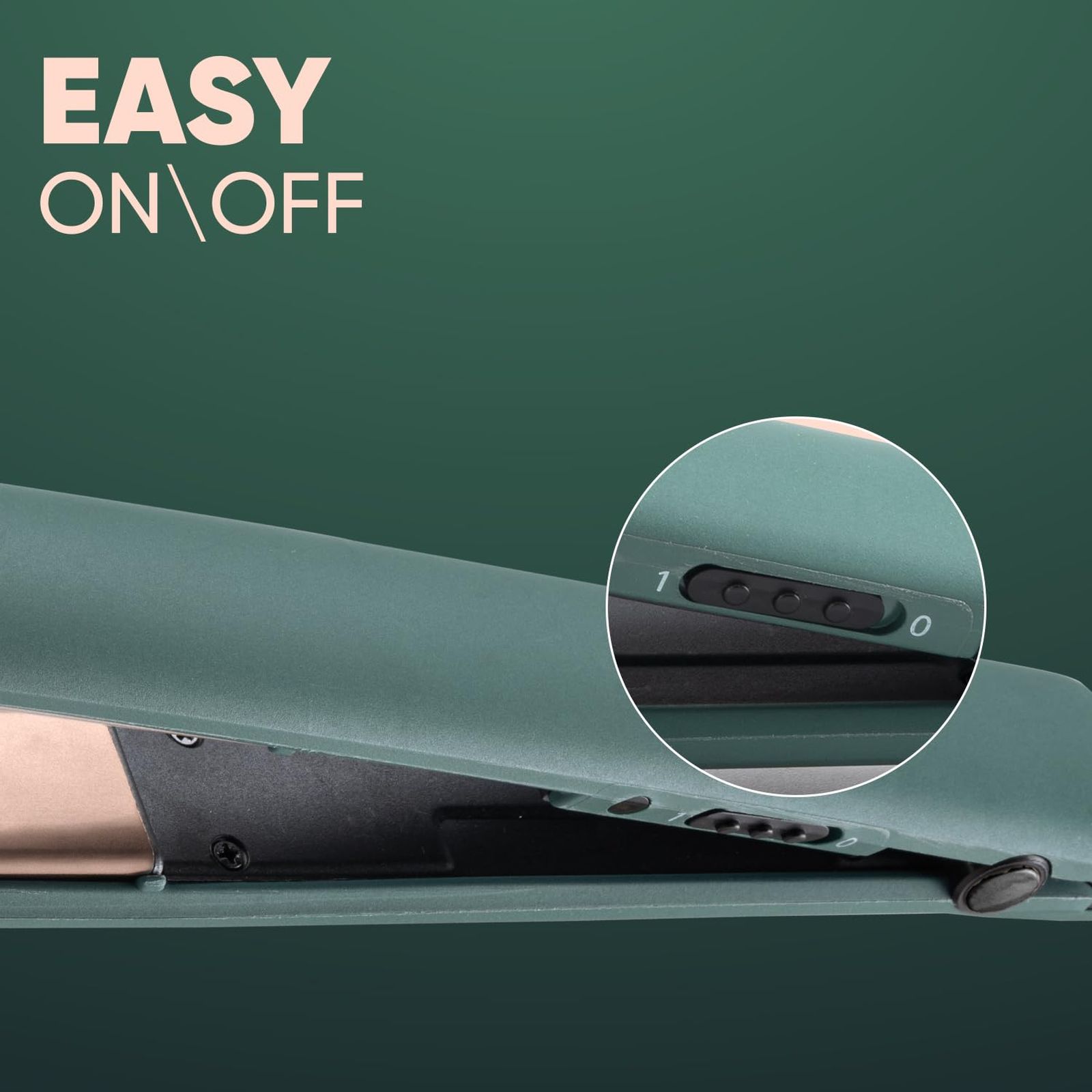 VEGA VHSH-42 Hair Straightener with Easy Lock System (Ceramic Coated Plates, Green) VEGA VHSH-42 Hair Straightener with Easy Lock System (Ceramic Coated Plates, Green)_4
