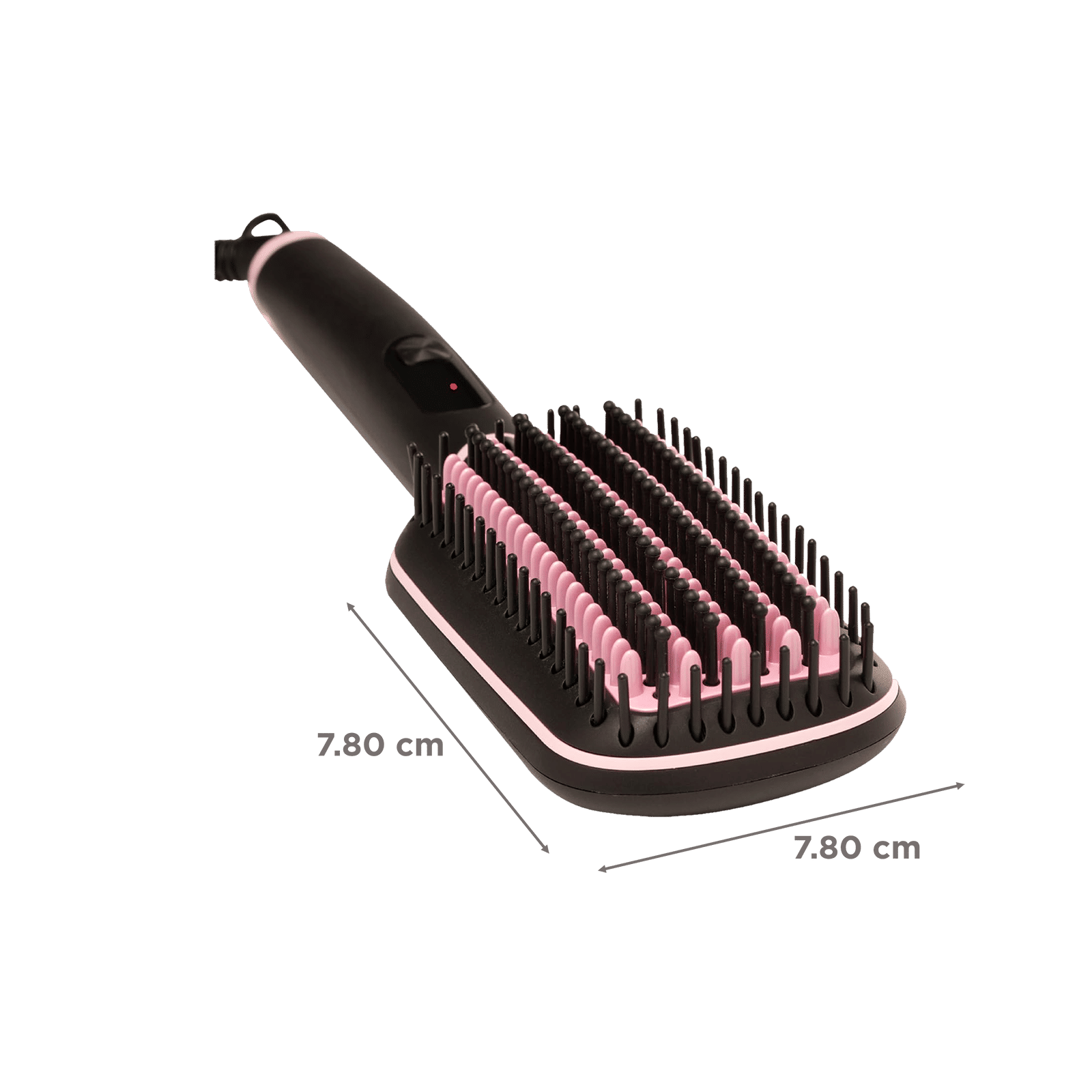 VEGA LitStyle L2 Hair Straightener Brush with Thermo Protect Technology (Ceramic Coated Bristles, Pink)_2