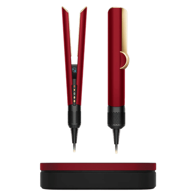 dyson Airstrait Hair Straightener with Wet & Dry Modes (Red Velvet and Gold)