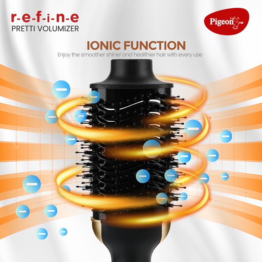 PIGEON Pretti Volumizer Hair Dryer with 3 Heat Settings (Unique Airflow Vents, Black) PIGEON Pretti Volumizer Hair Dryer with 3 Heat Settings (Unique Airflow Vents, Black)_6